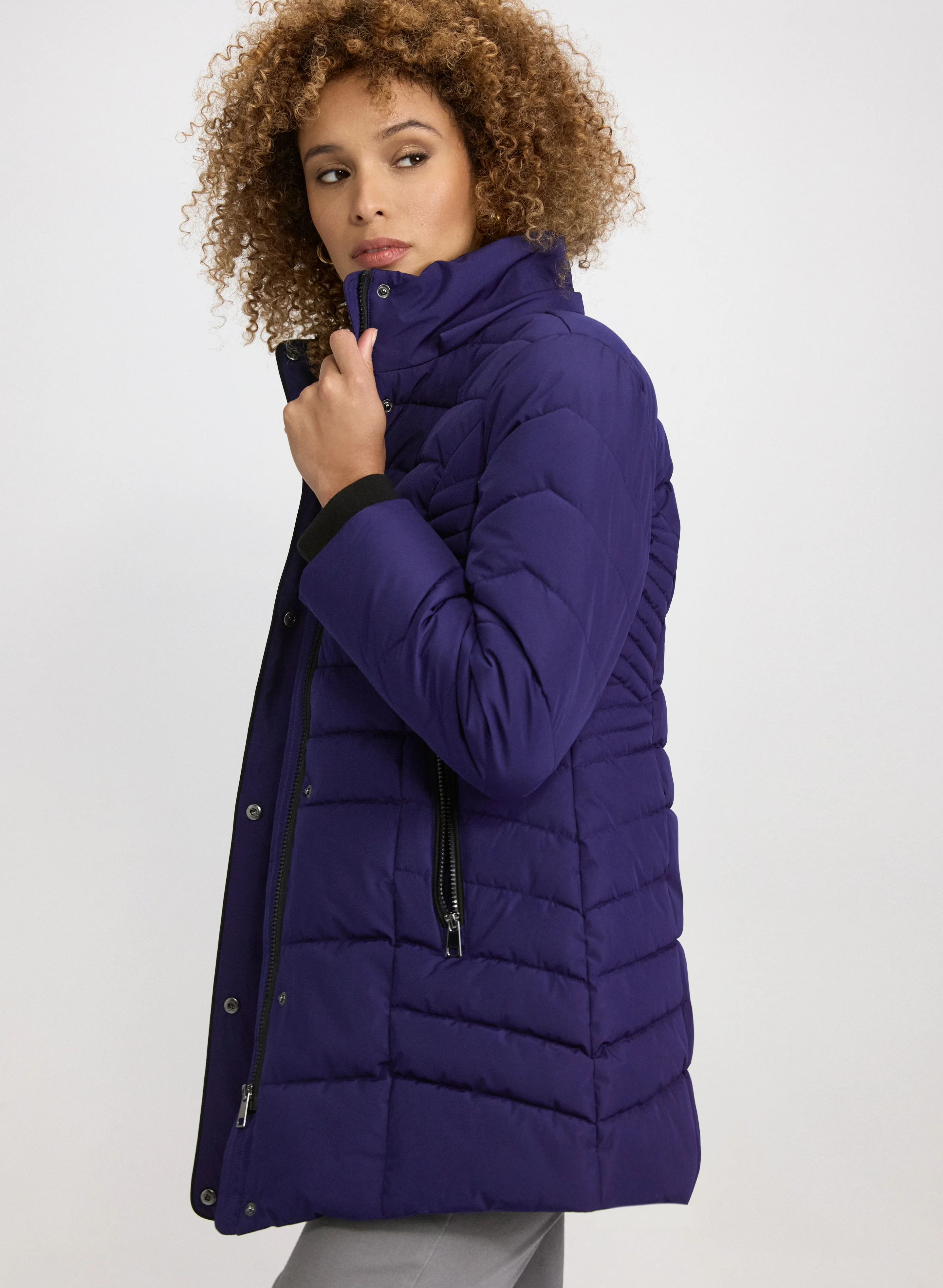 Box Quilted Coat - Image 2