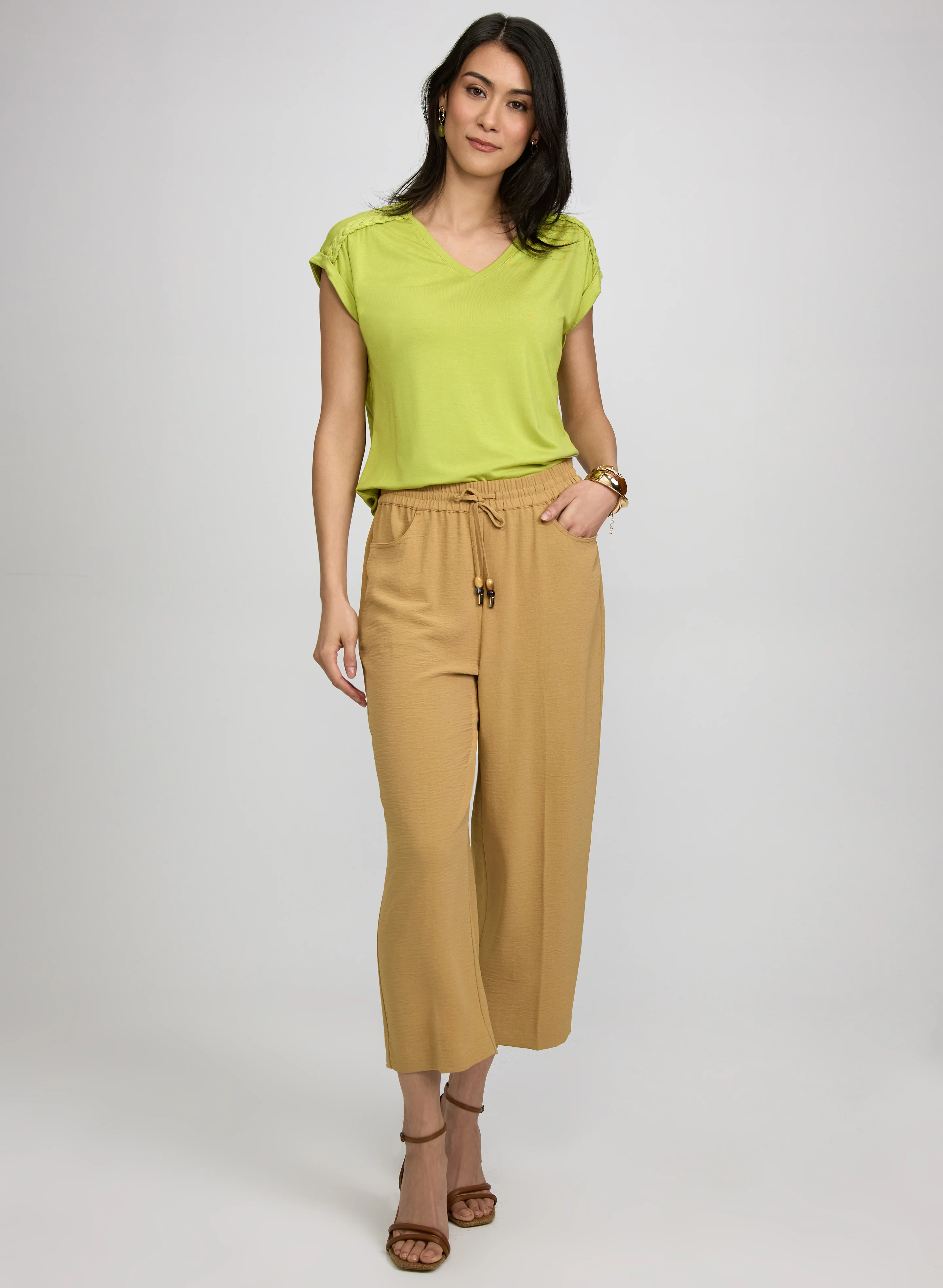 Braided Detail T-Shirt - Image 3