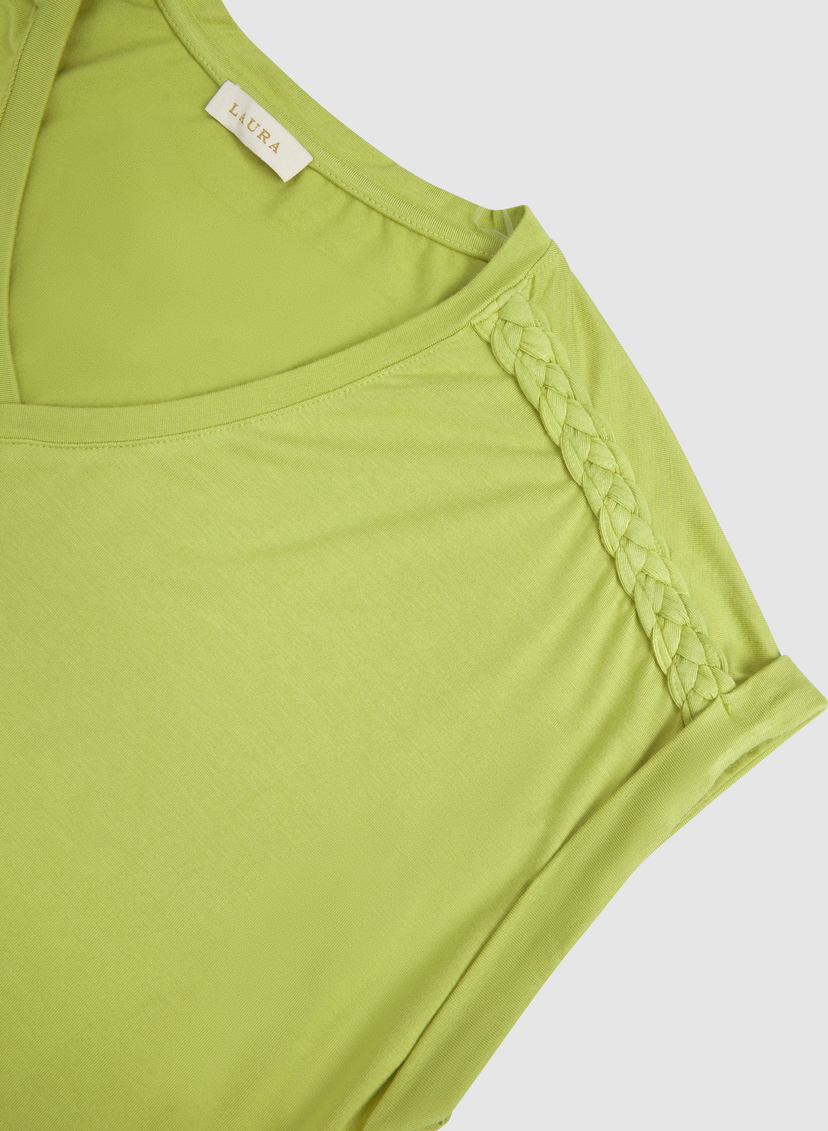 Braided Detail T-Shirt - Image 7