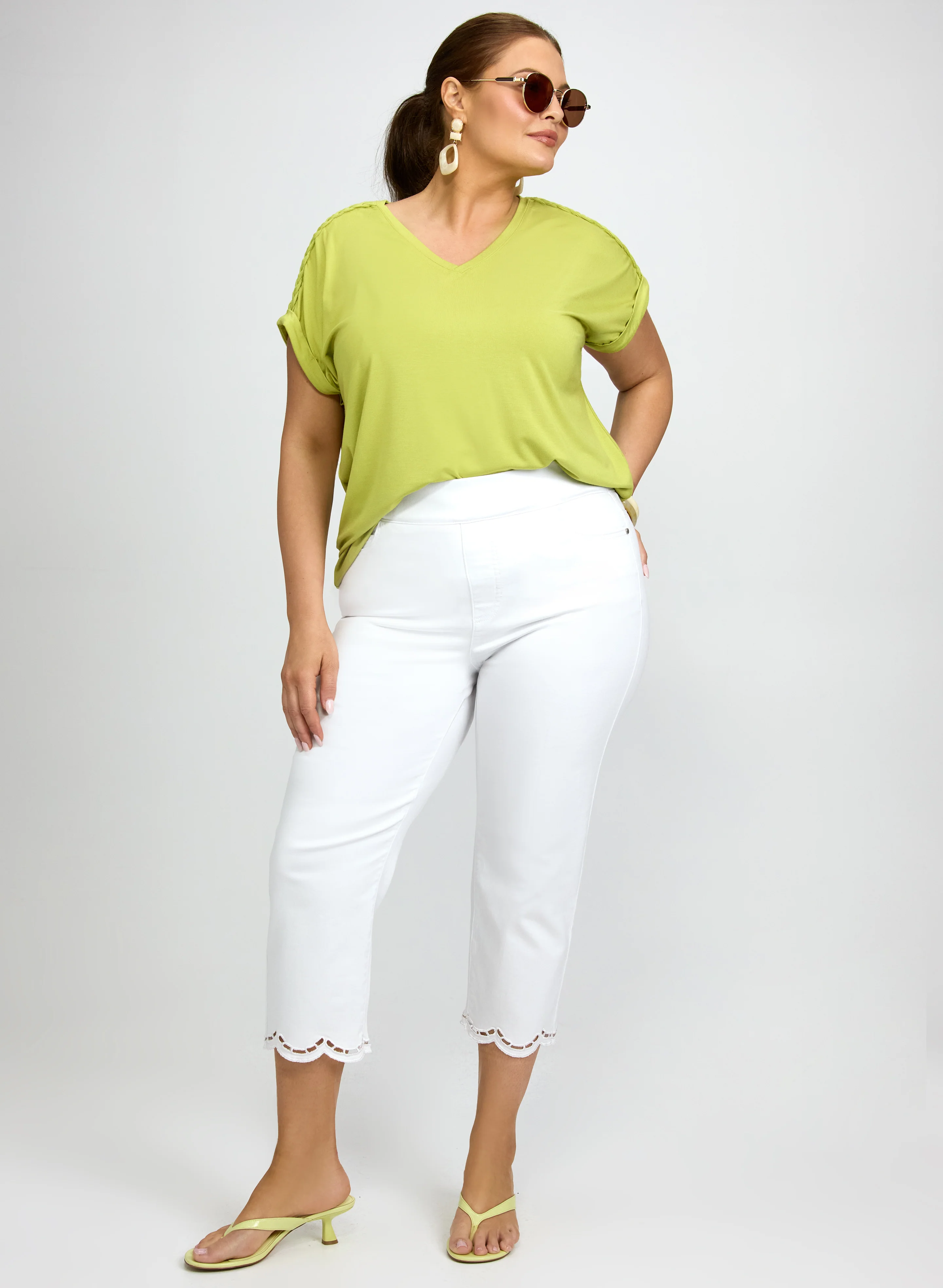 Braided Detail T-Shirt - Image 3