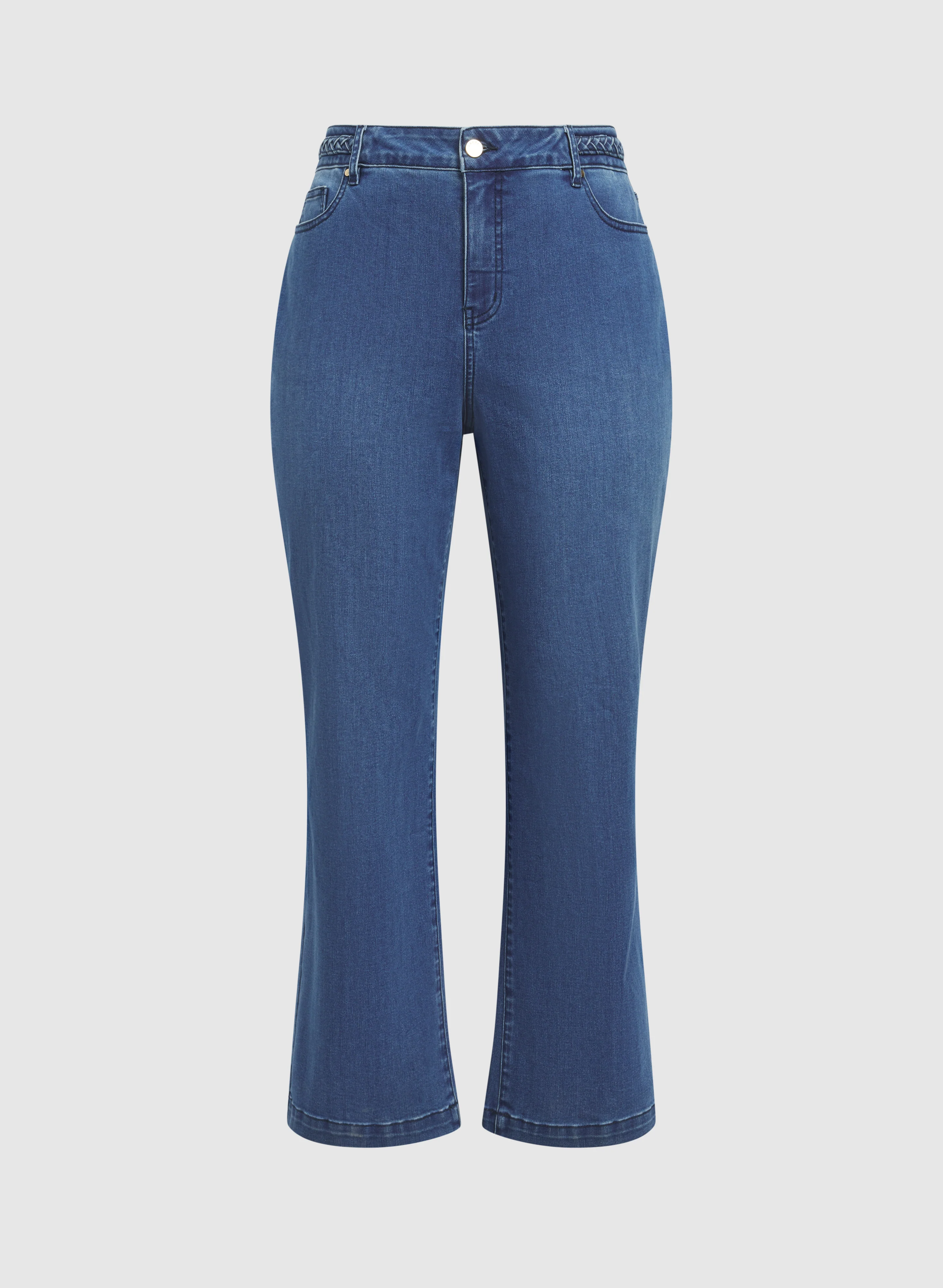 Braided Trim Wide-Leg Pants - Image 6