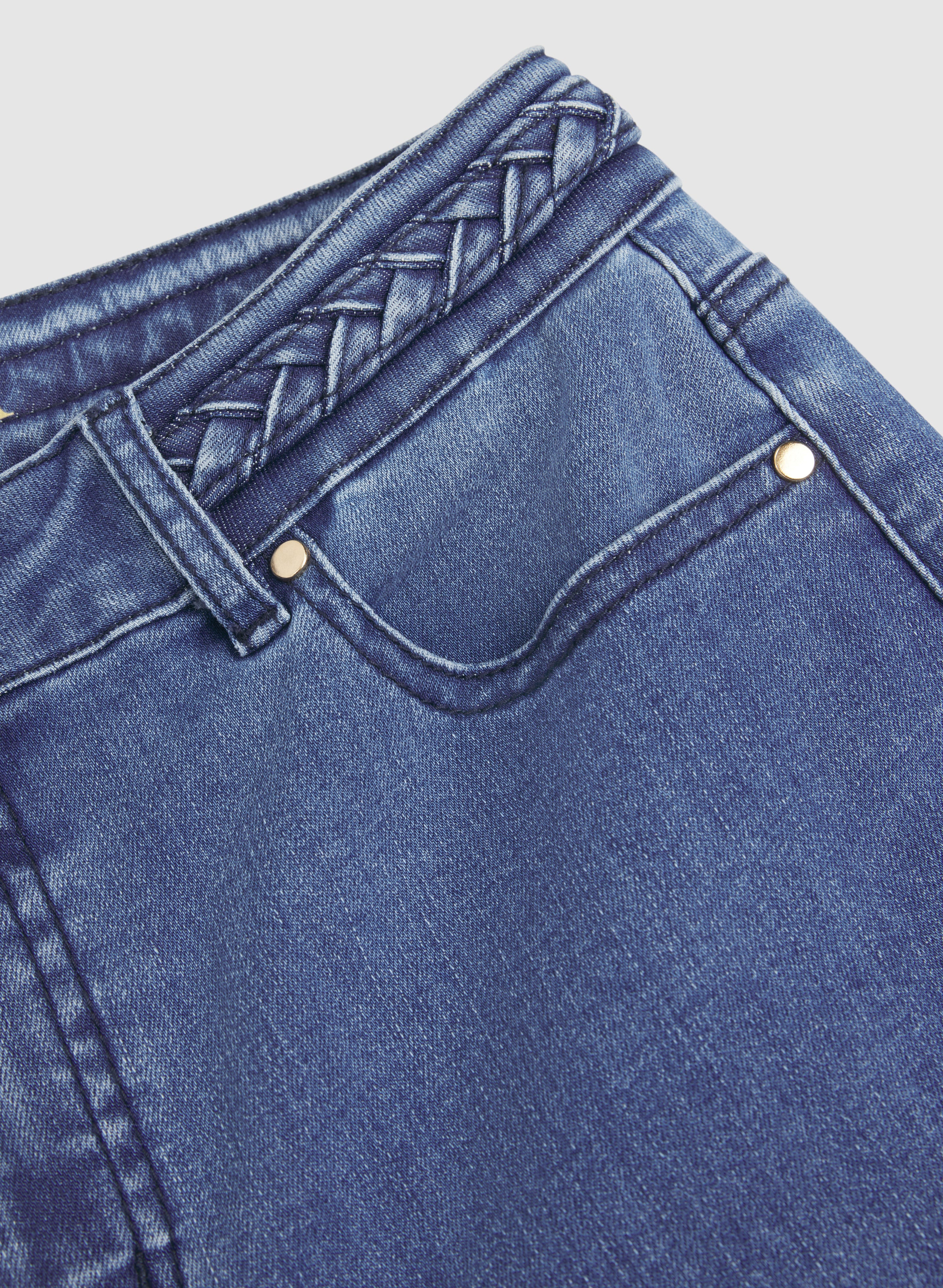Braided Trim Wide-Leg Pants - Image 7