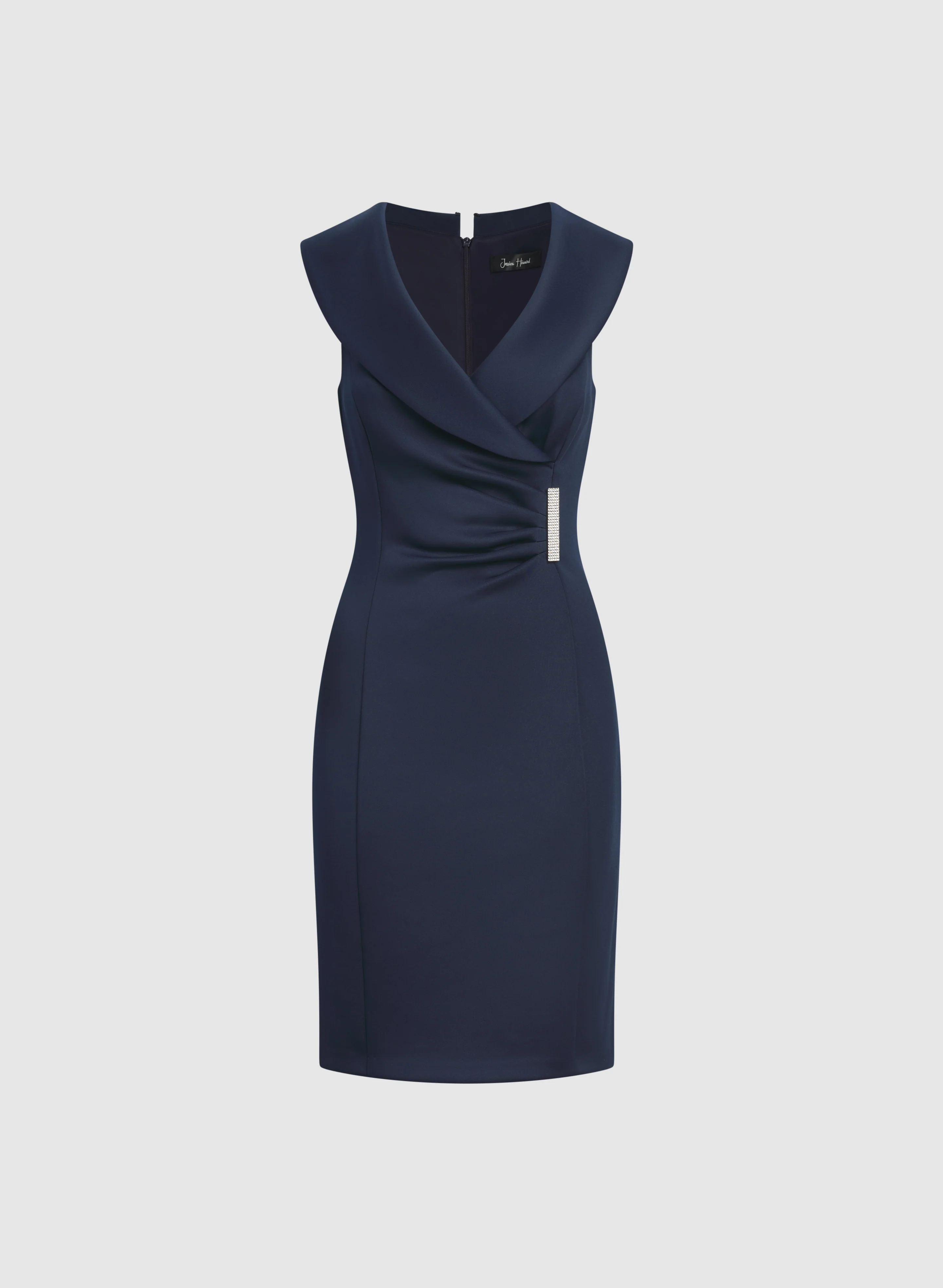 Brooch Detail Dress - Image 6