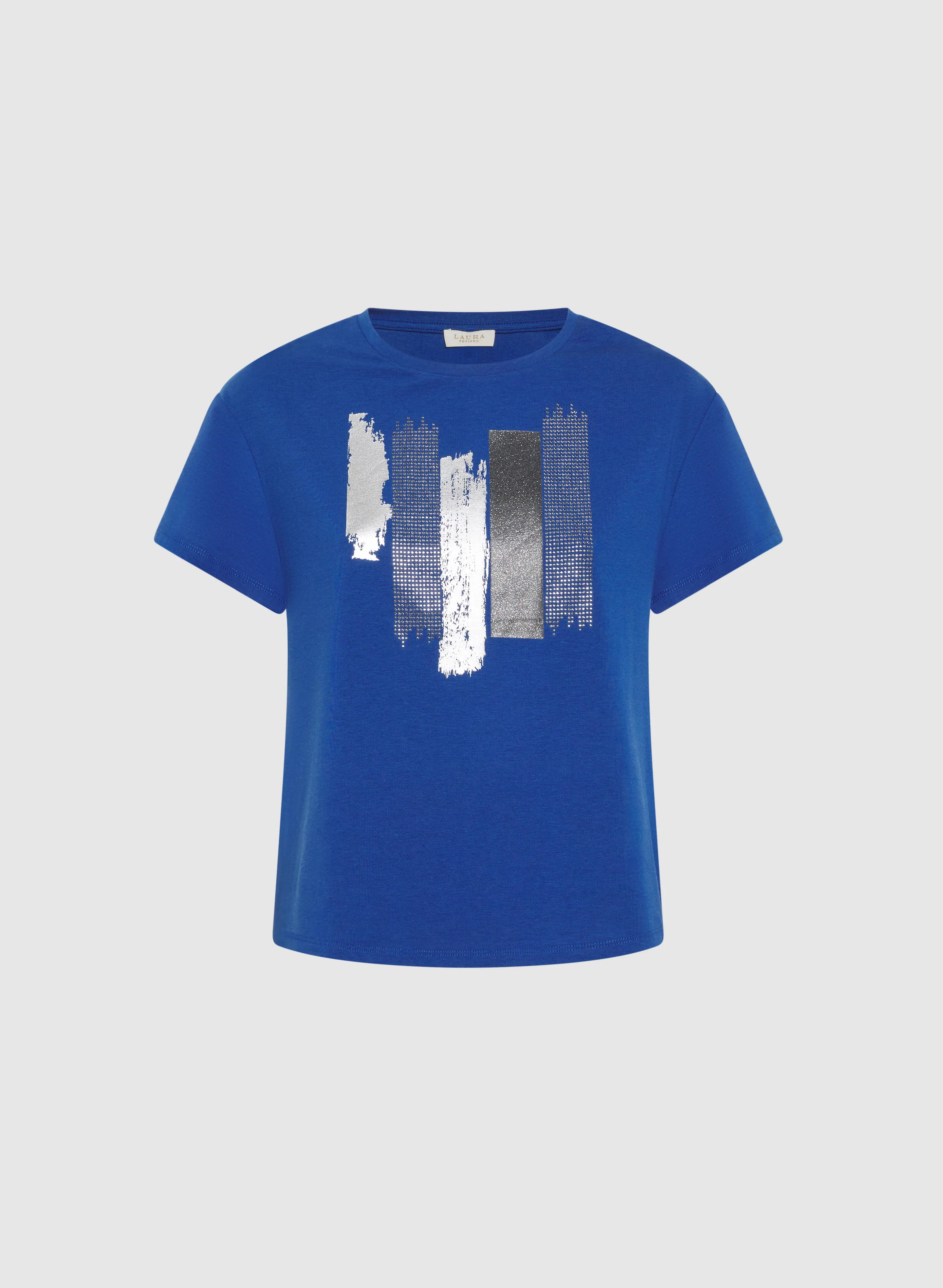 Brushstroke Print T-Shirt - Image 6