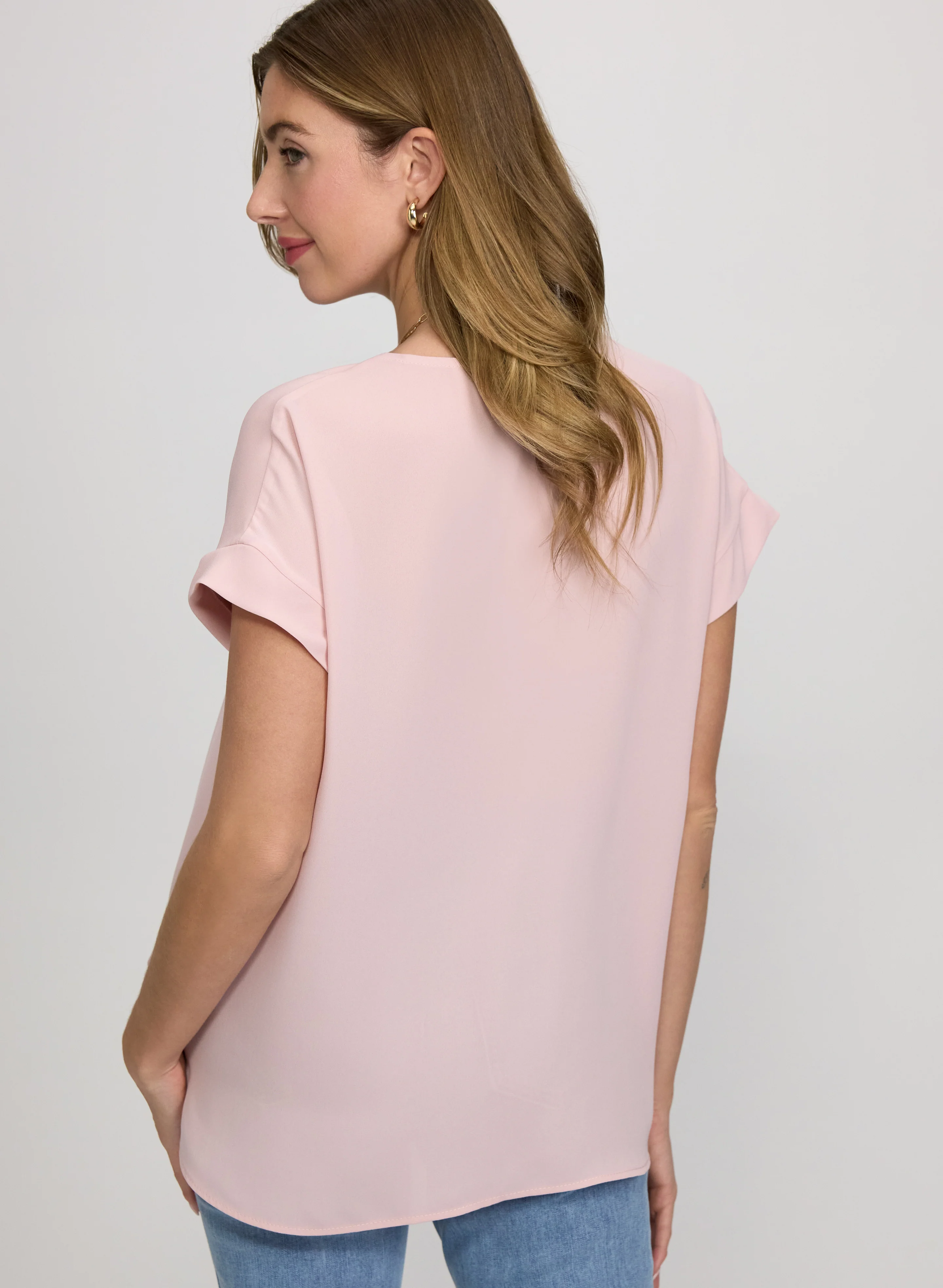 Bubble Hem Blouse - Image 4