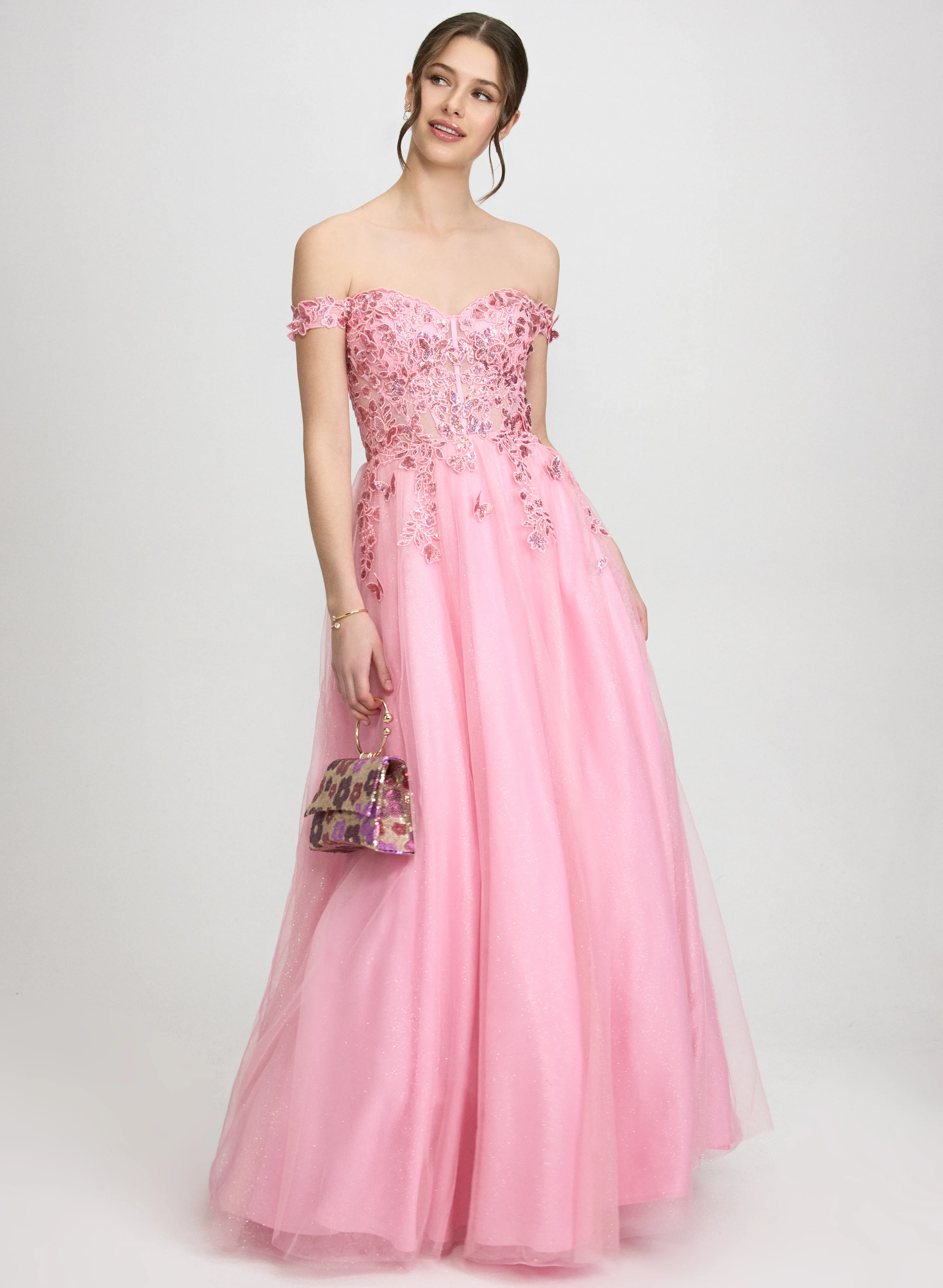 Butterfly Applique Ballgown