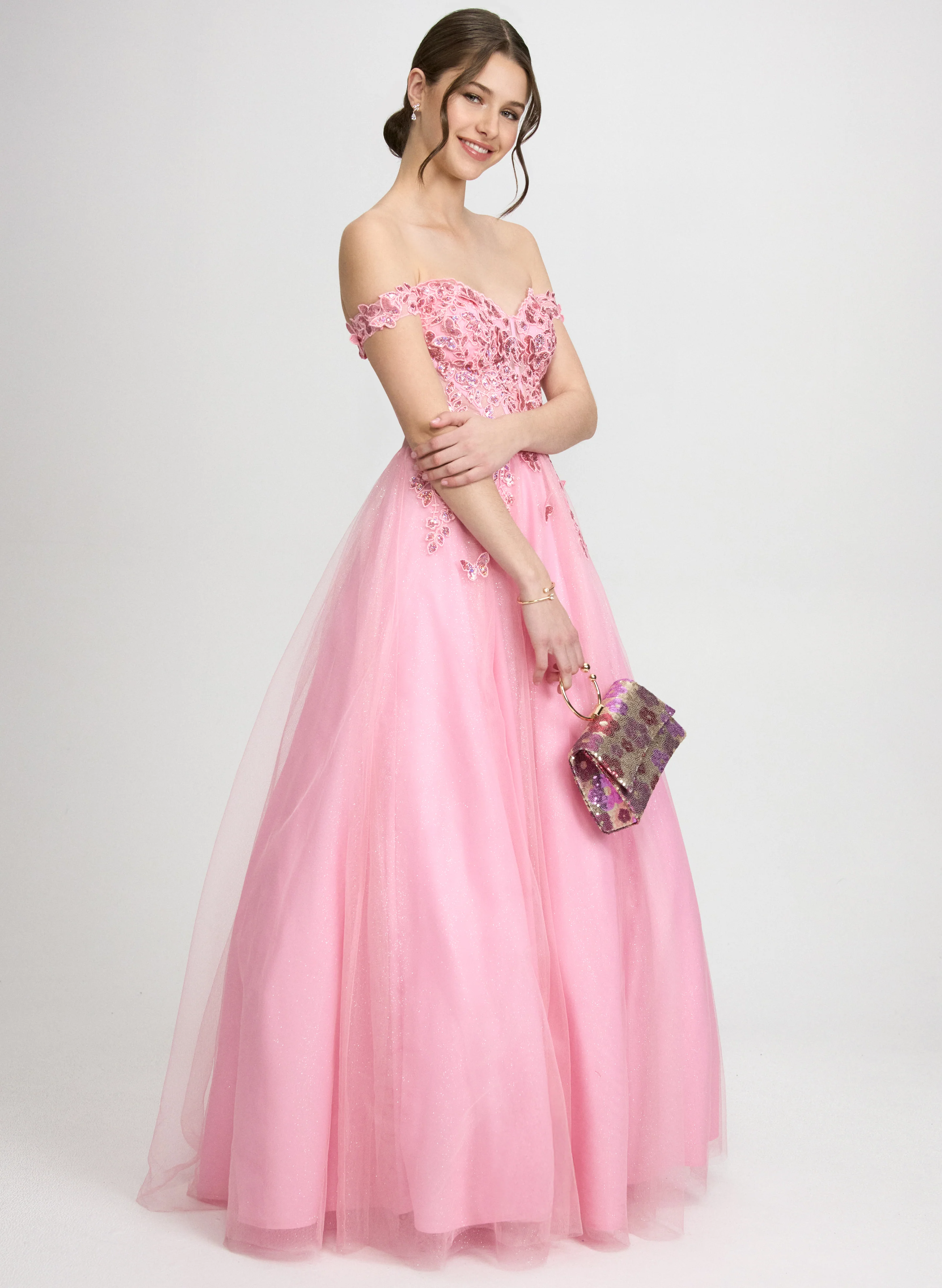 Butterfly Applique Ballgown - Image 2