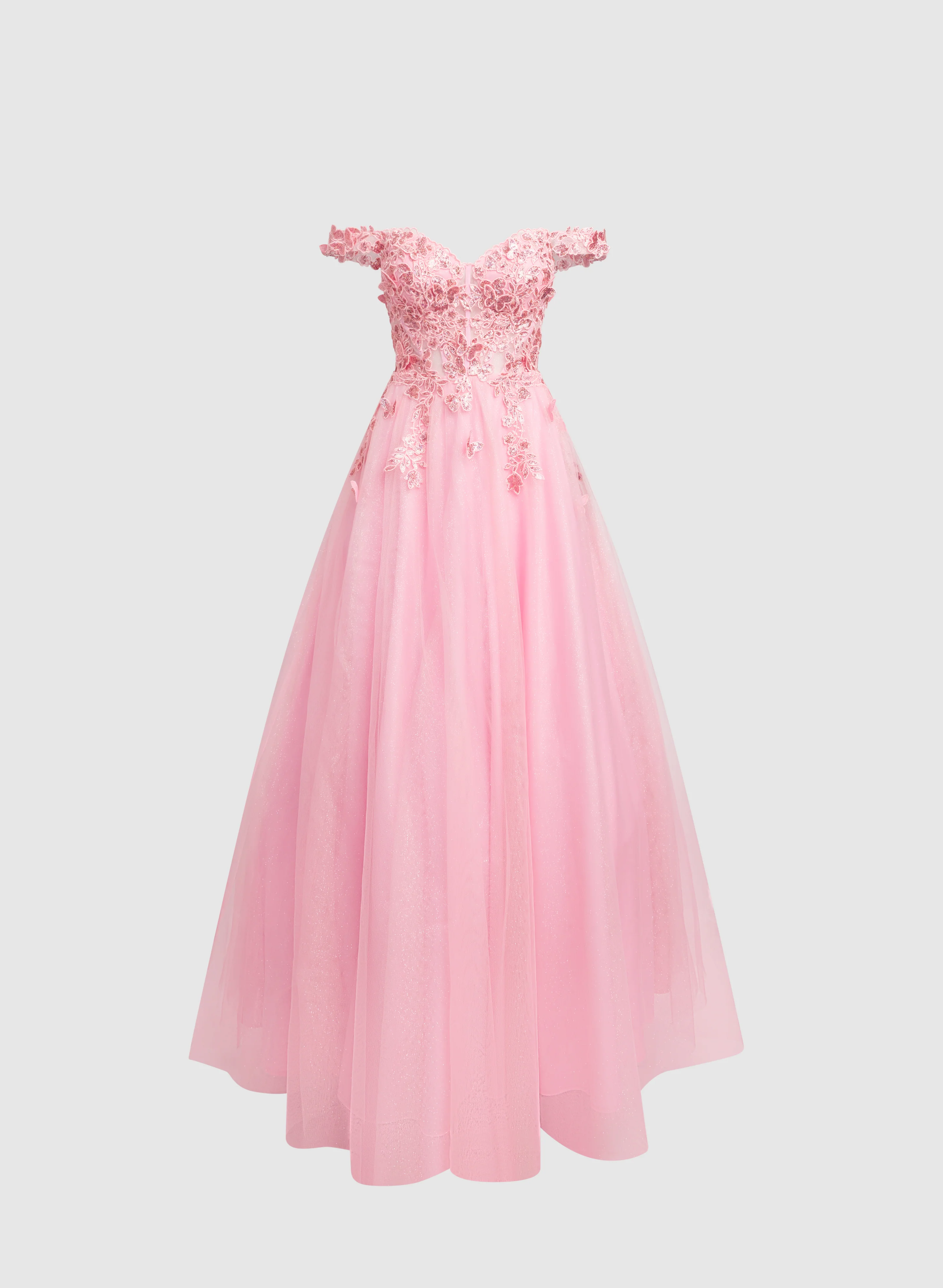 Butterfly Applique Ballgown - Image 5
