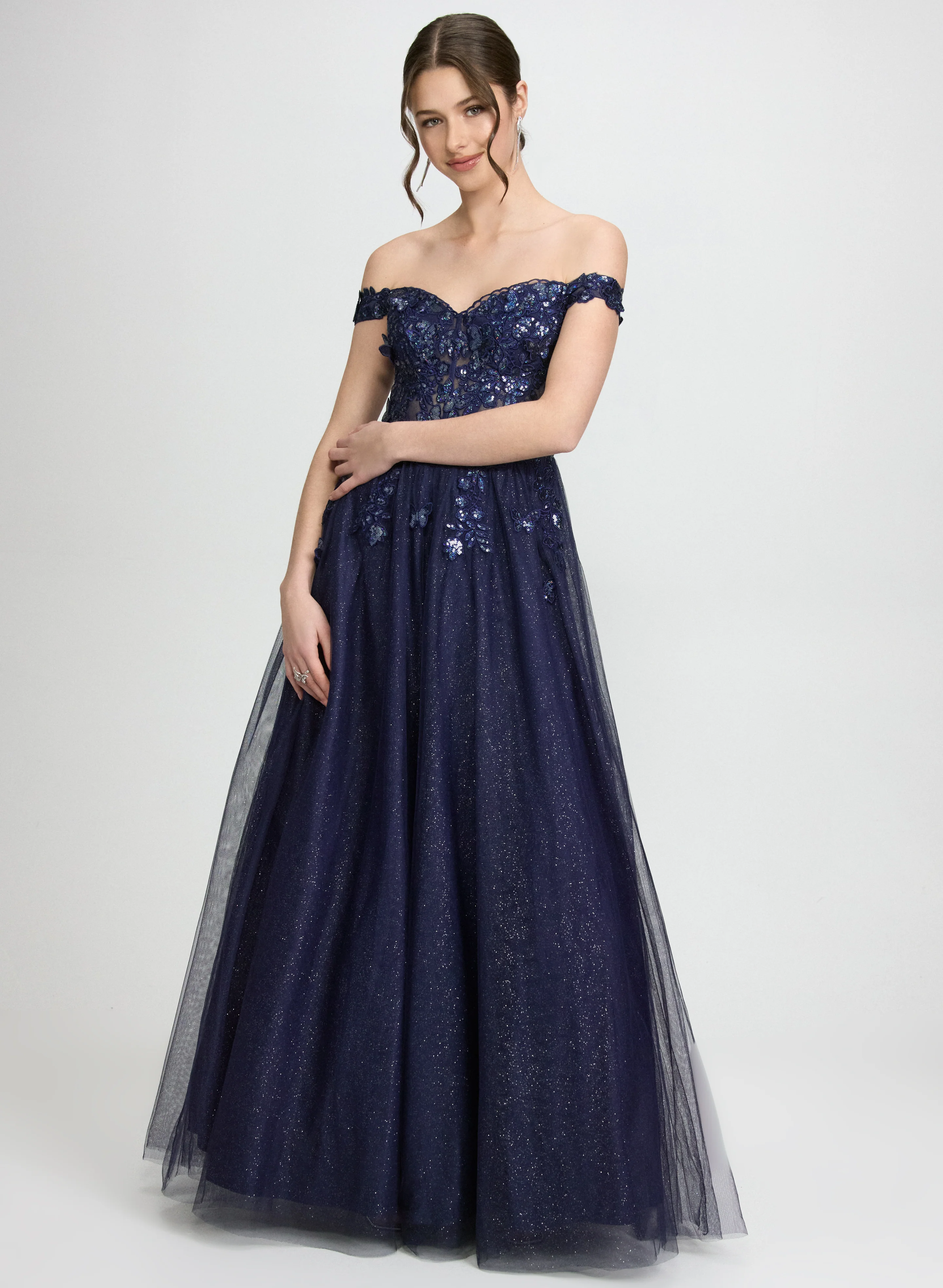 Butterfly Applique Ballgown