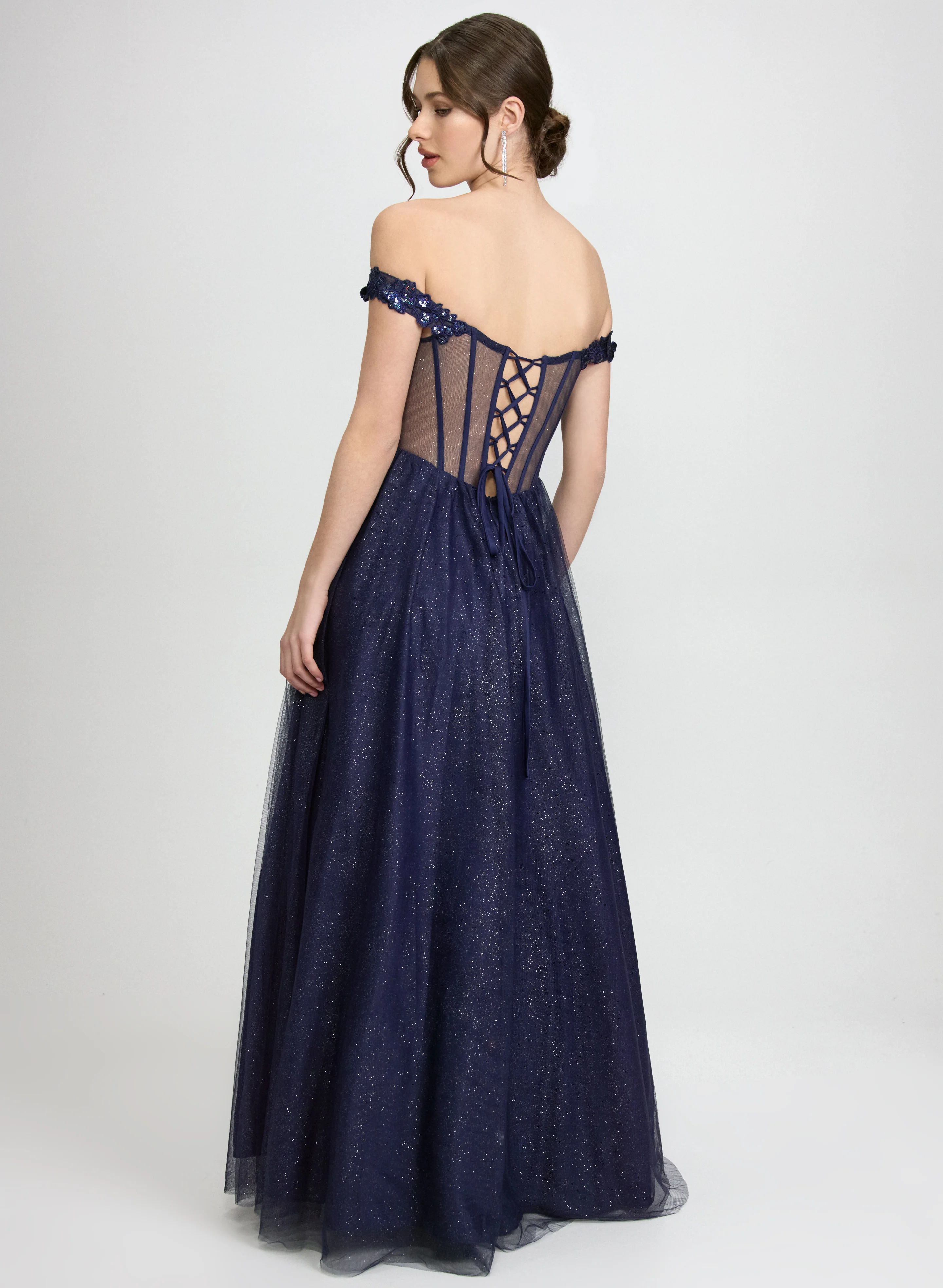 Butterfly Applique Ballgown - Image 4