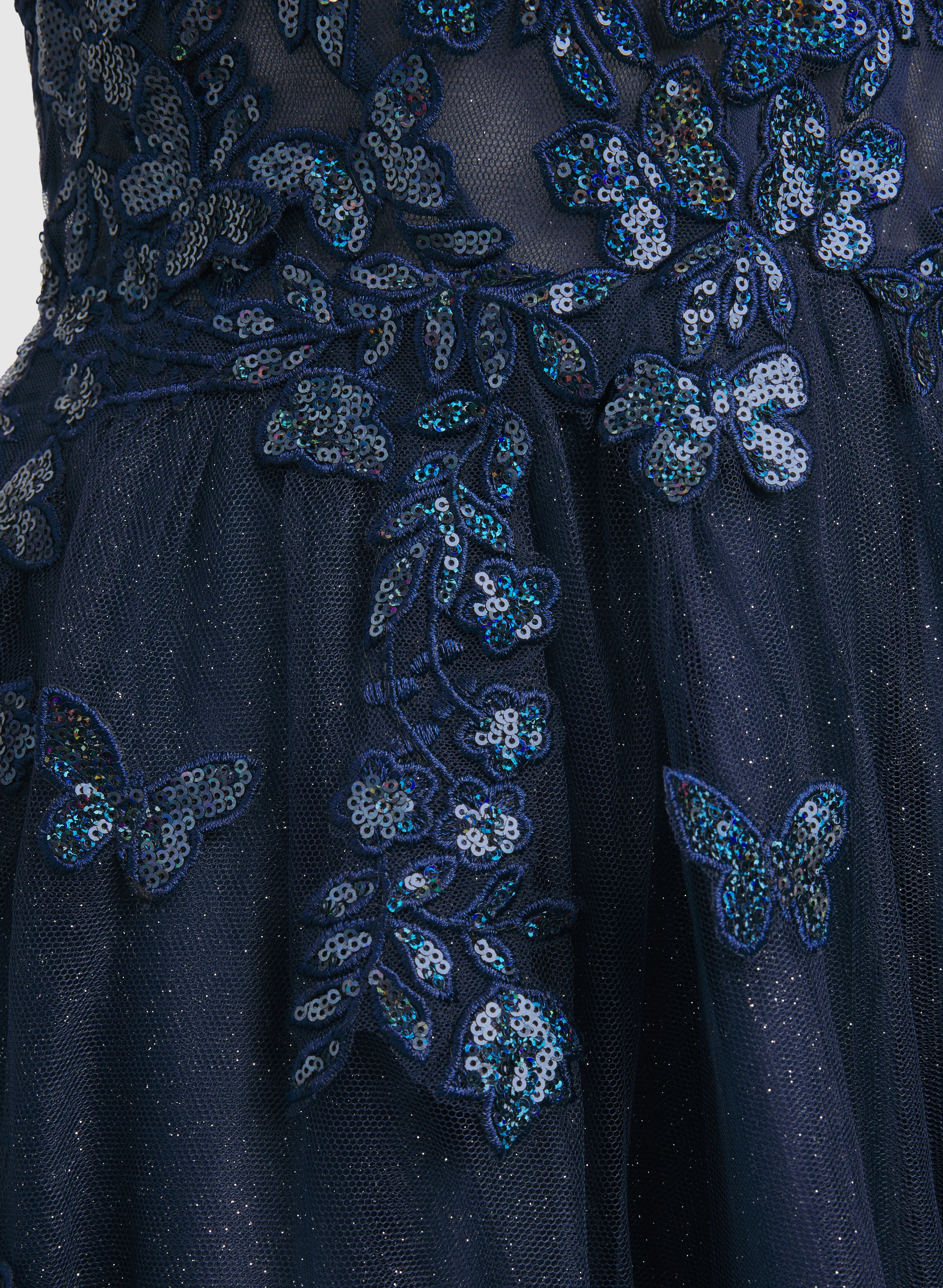 Butterfly Applique Ballgown - Image 7