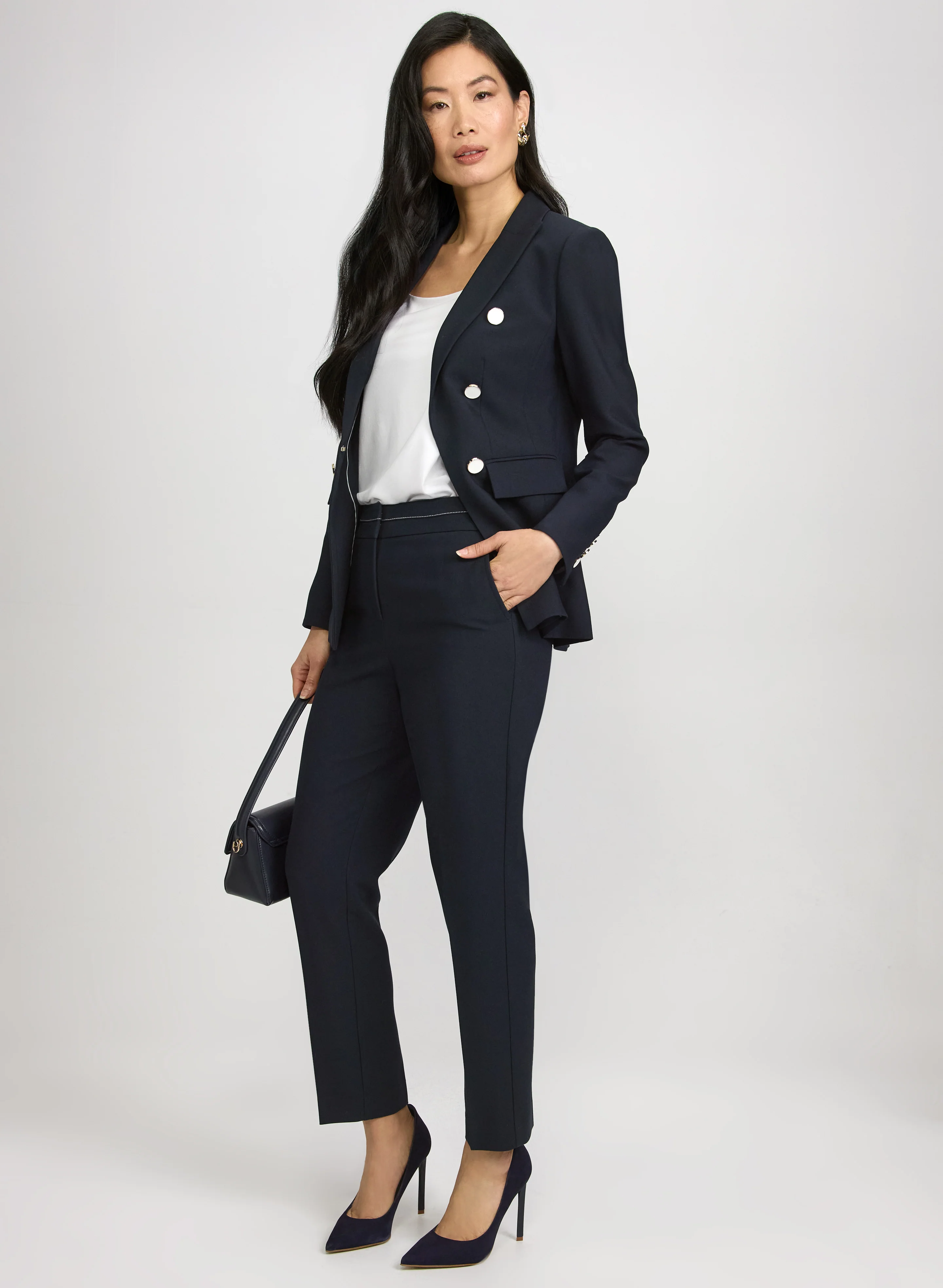 Button Detail Blazer - Image 3