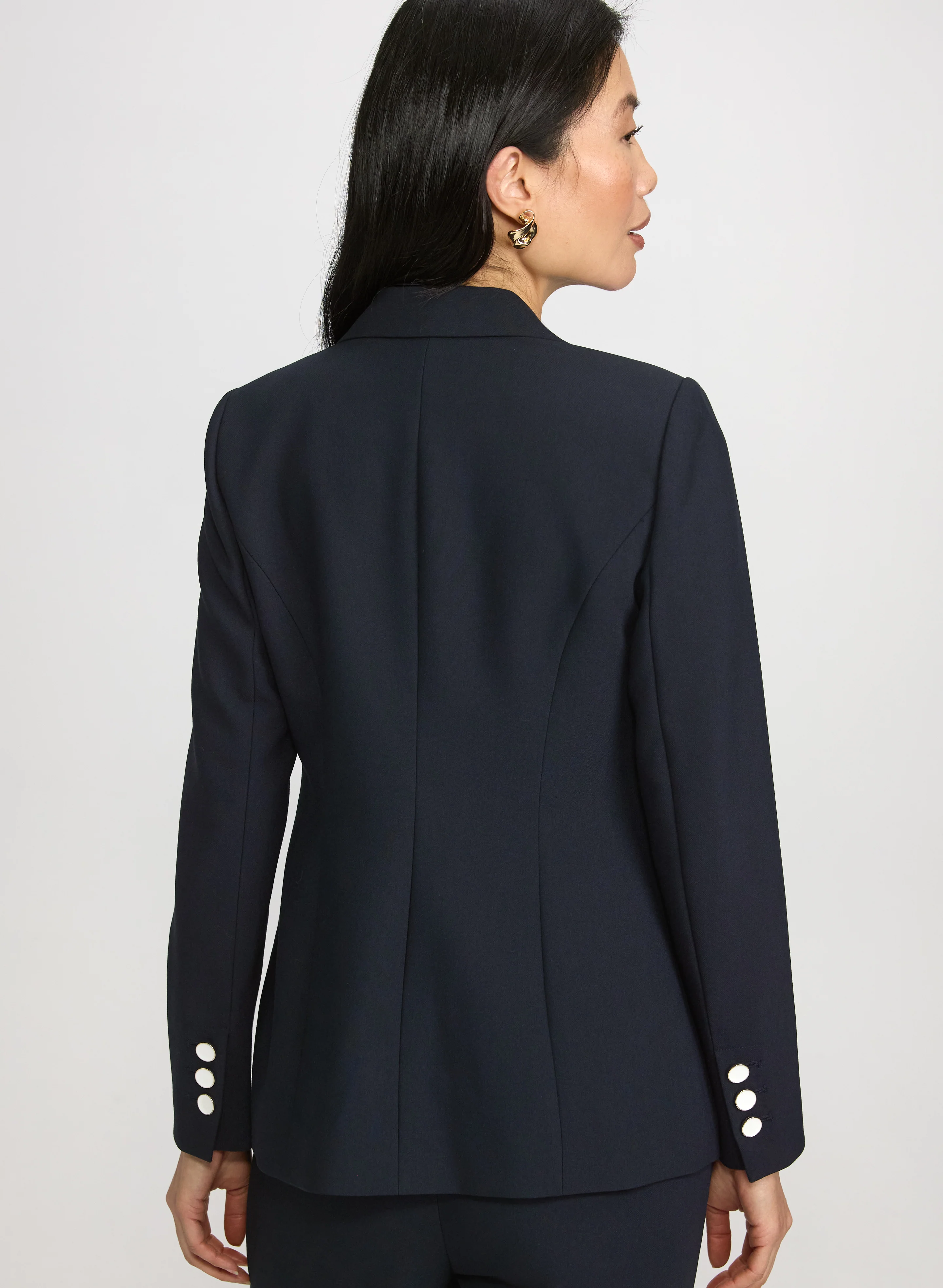 Button Detail Blazer - Image 4