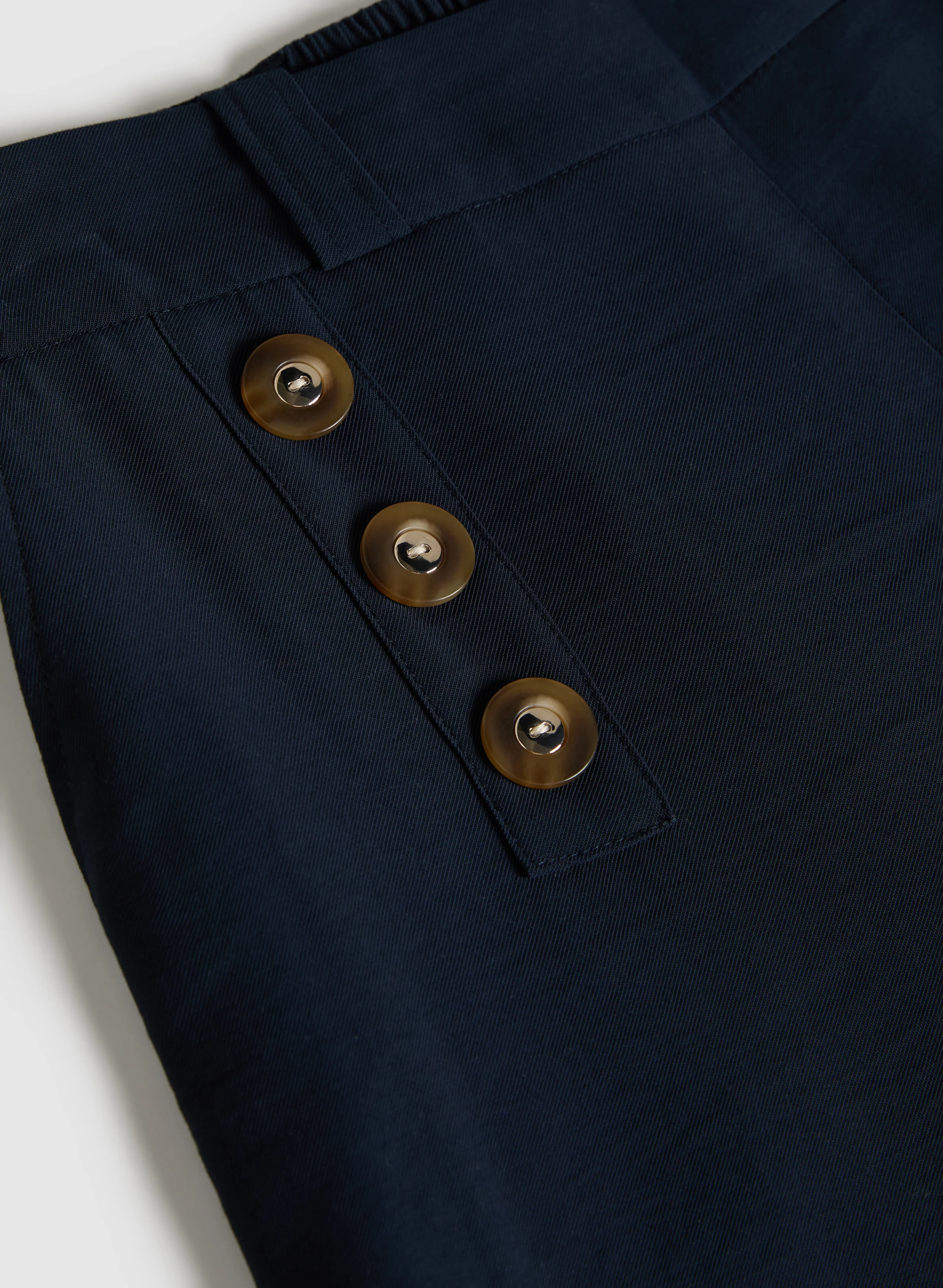 Button Detail Capris - Image 7