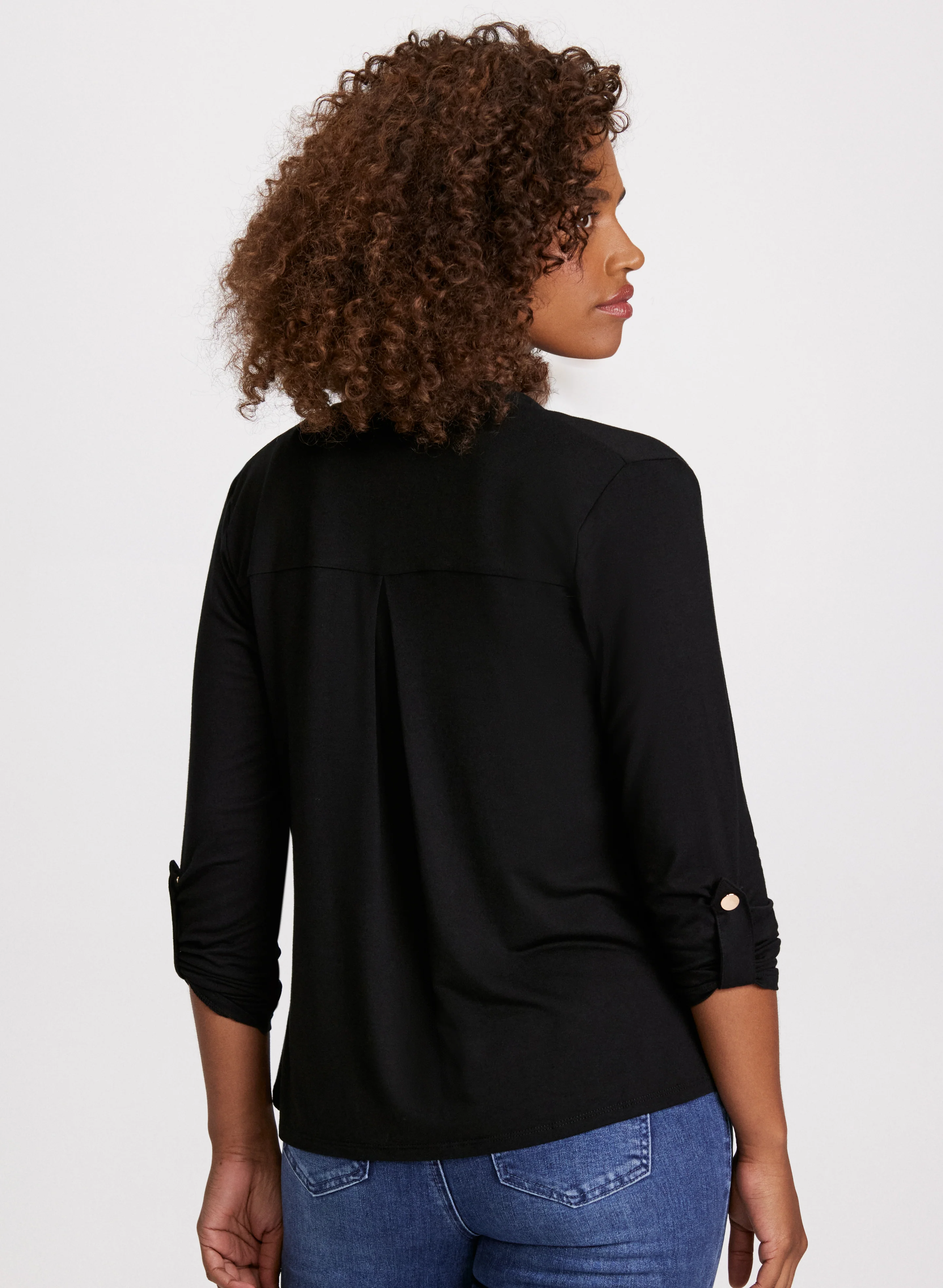 Button Detail Sweater - Image 4