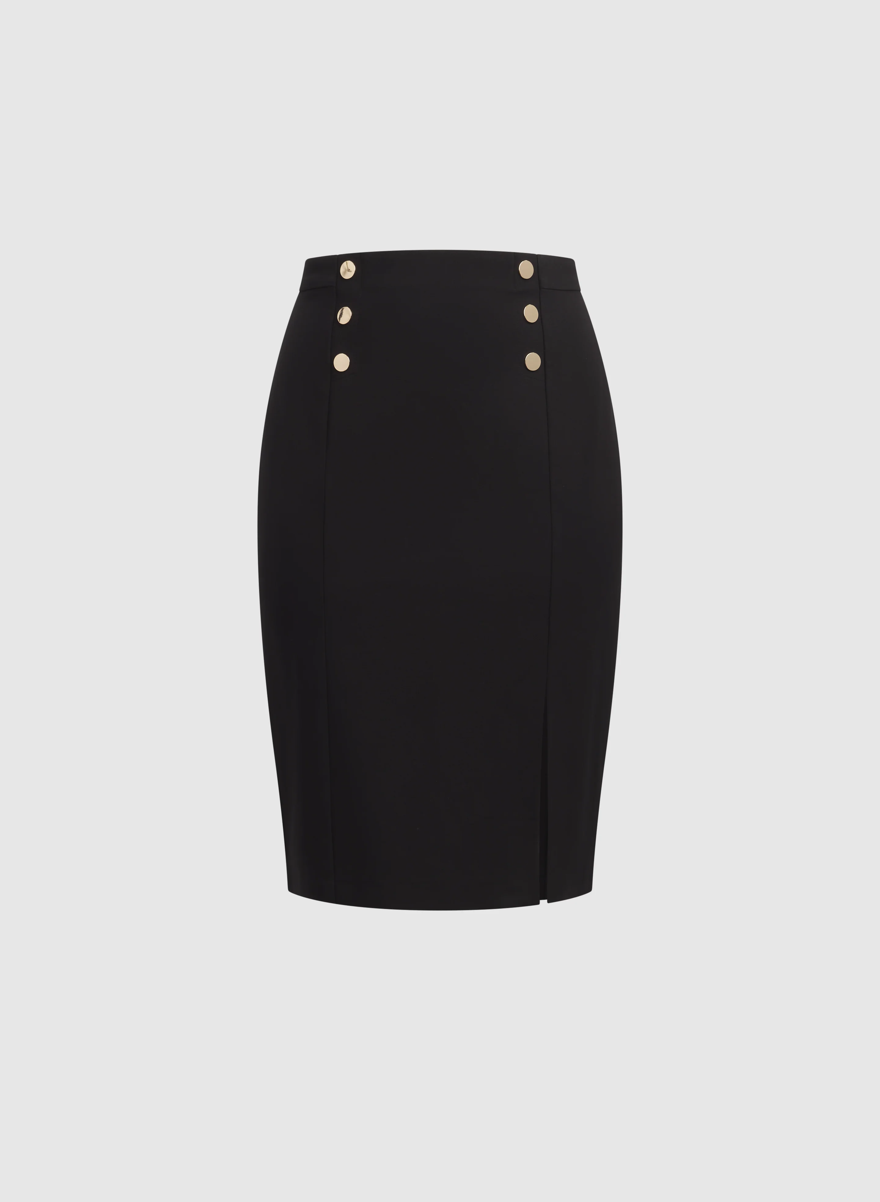 Button Detail Pencil Skirt - Image 6