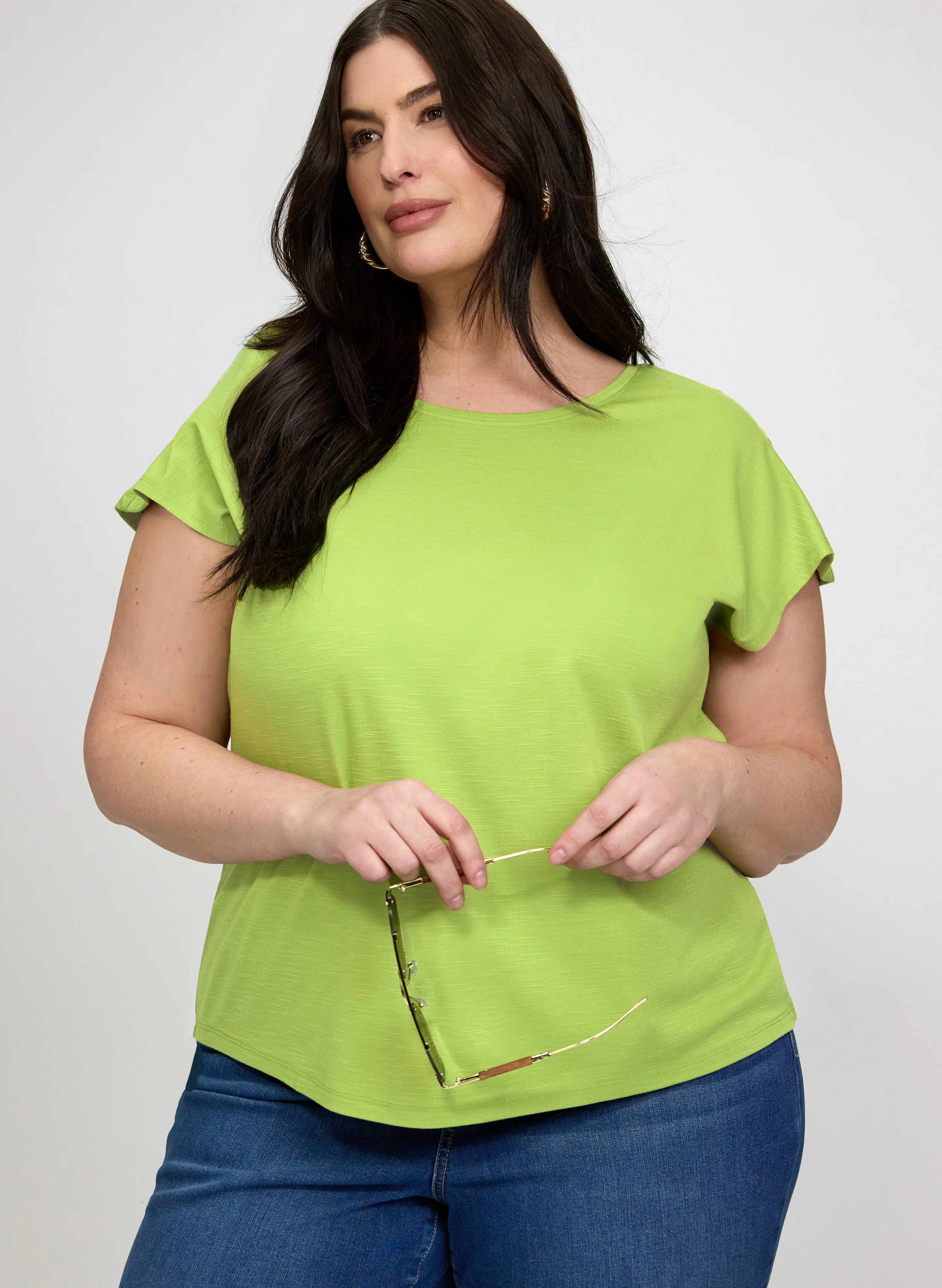 Button Detail T-Shirt - Image 5