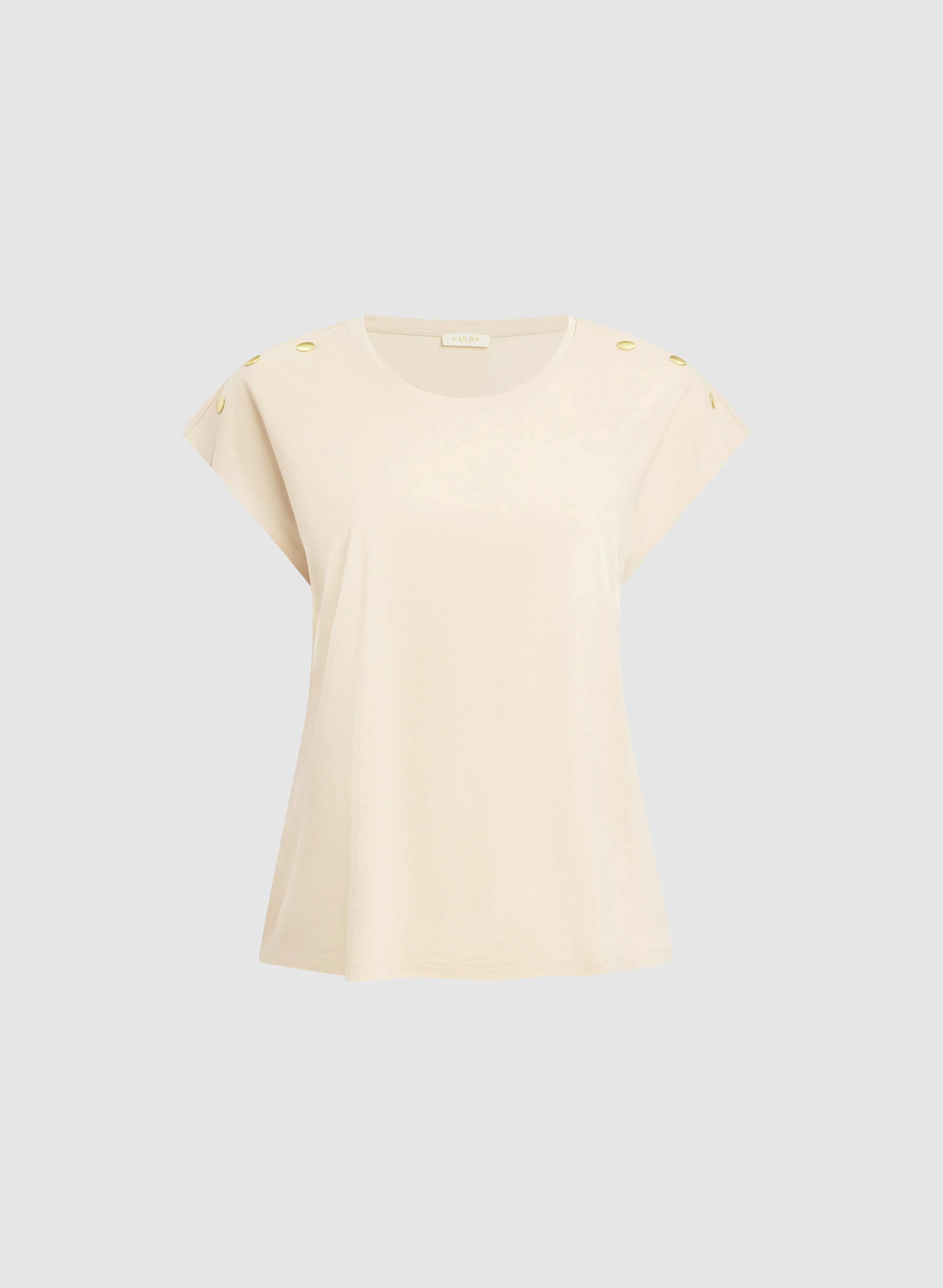 Button Detail T-Shirt - Image 6