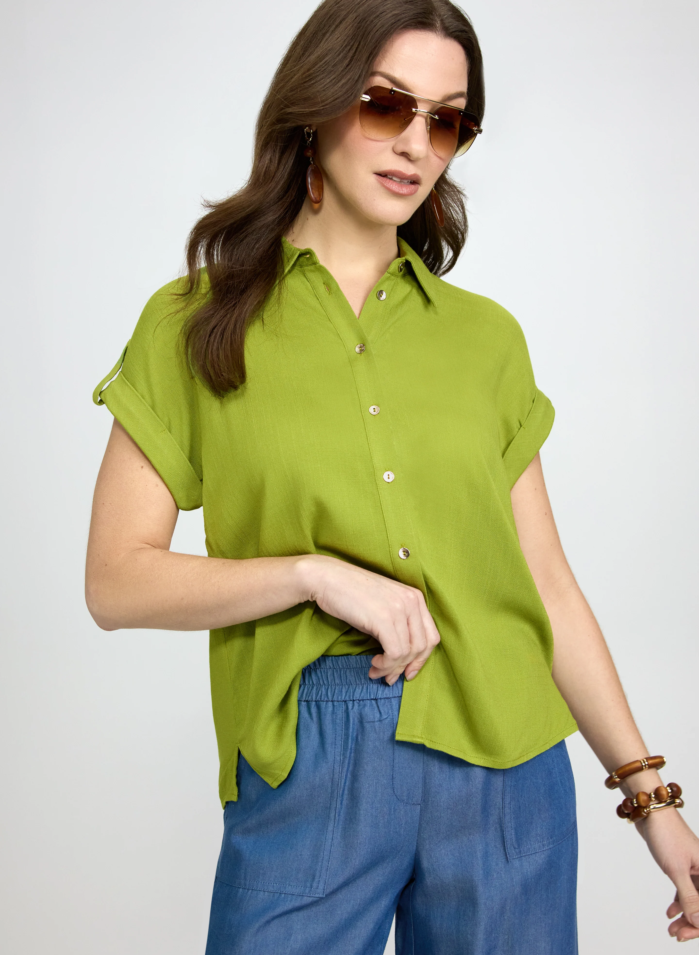 Button-Down Blouse - Image 4