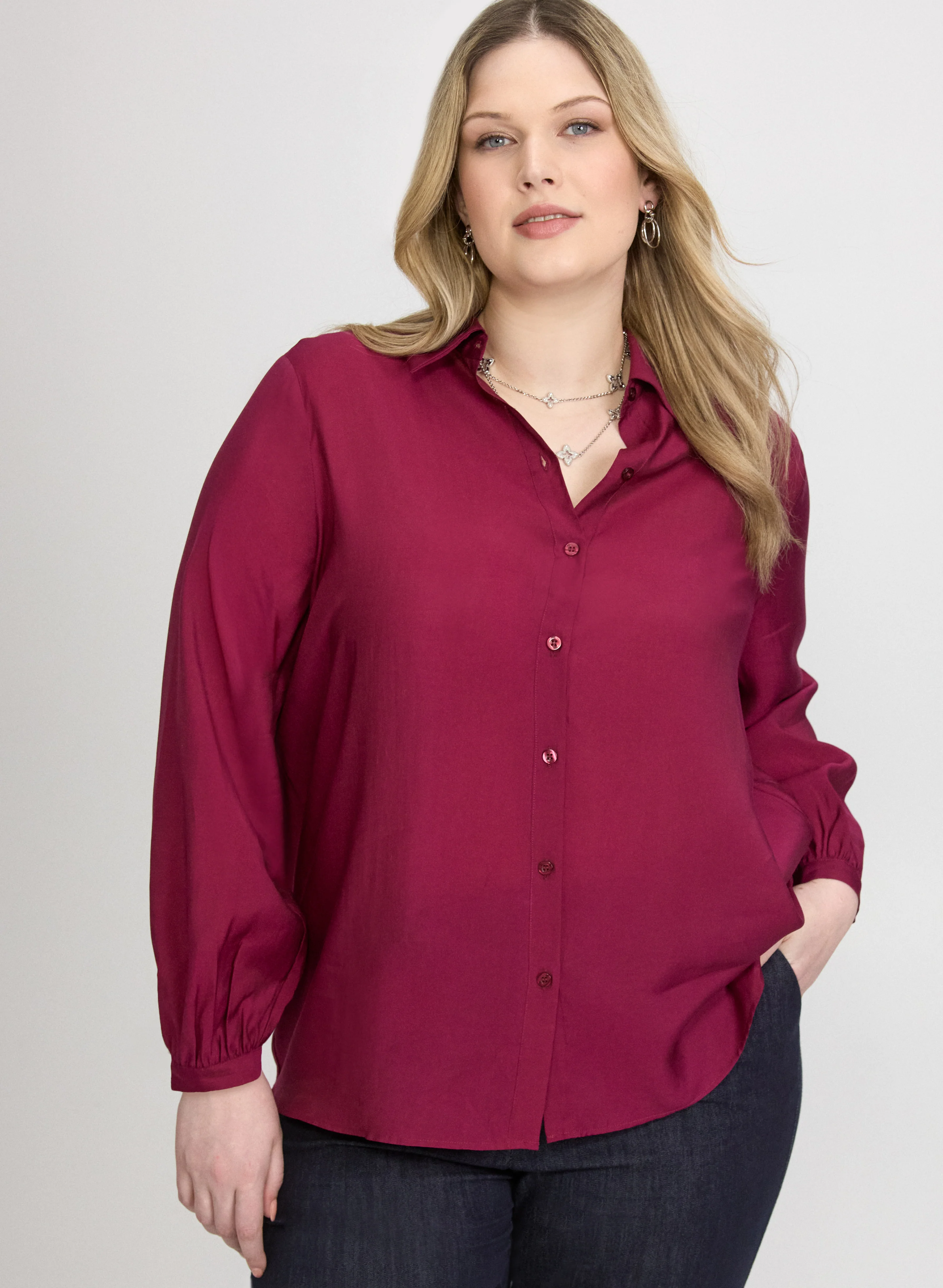 Button-Down Blouse - Image 5