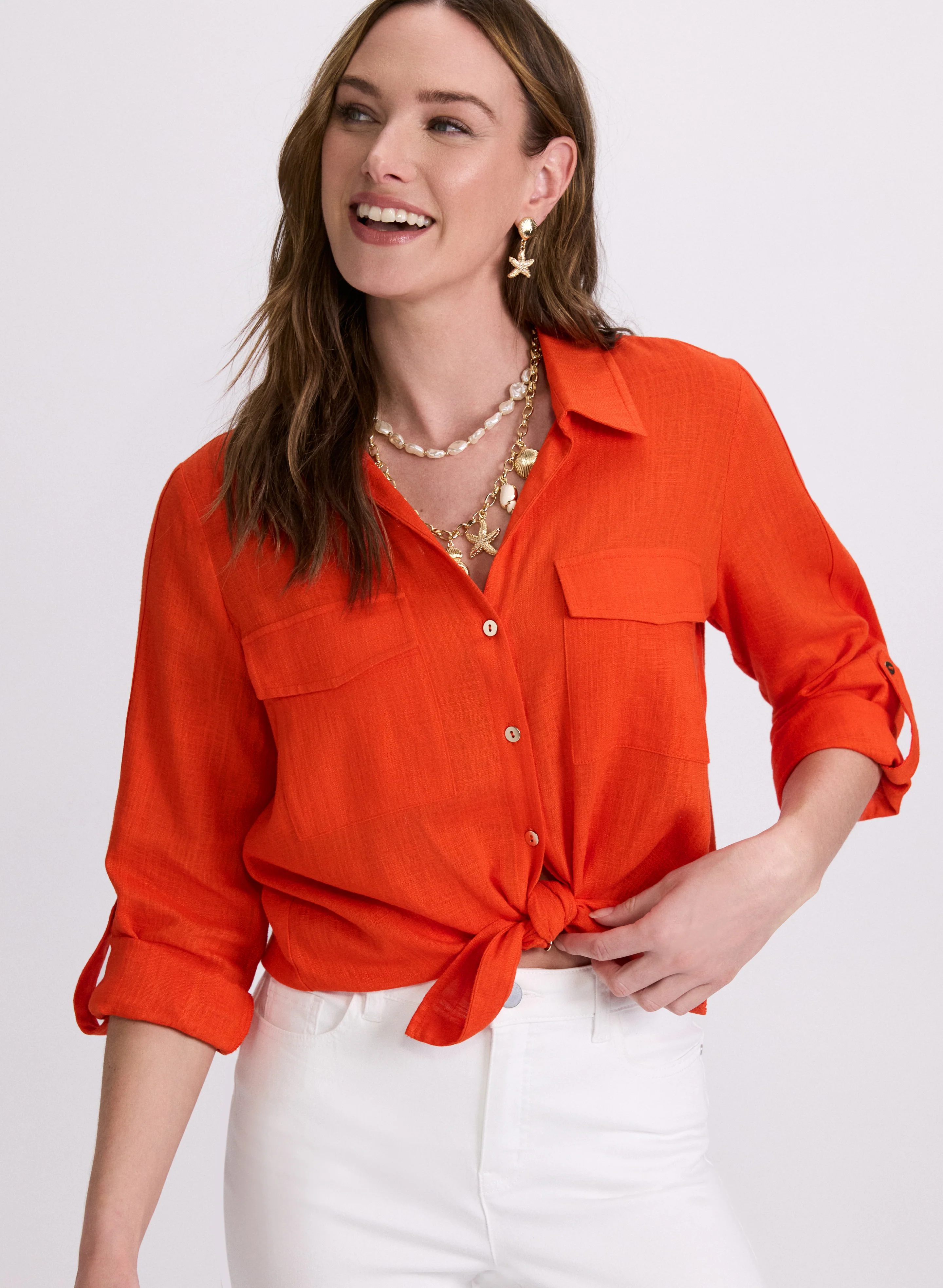 Button-Down Blouse