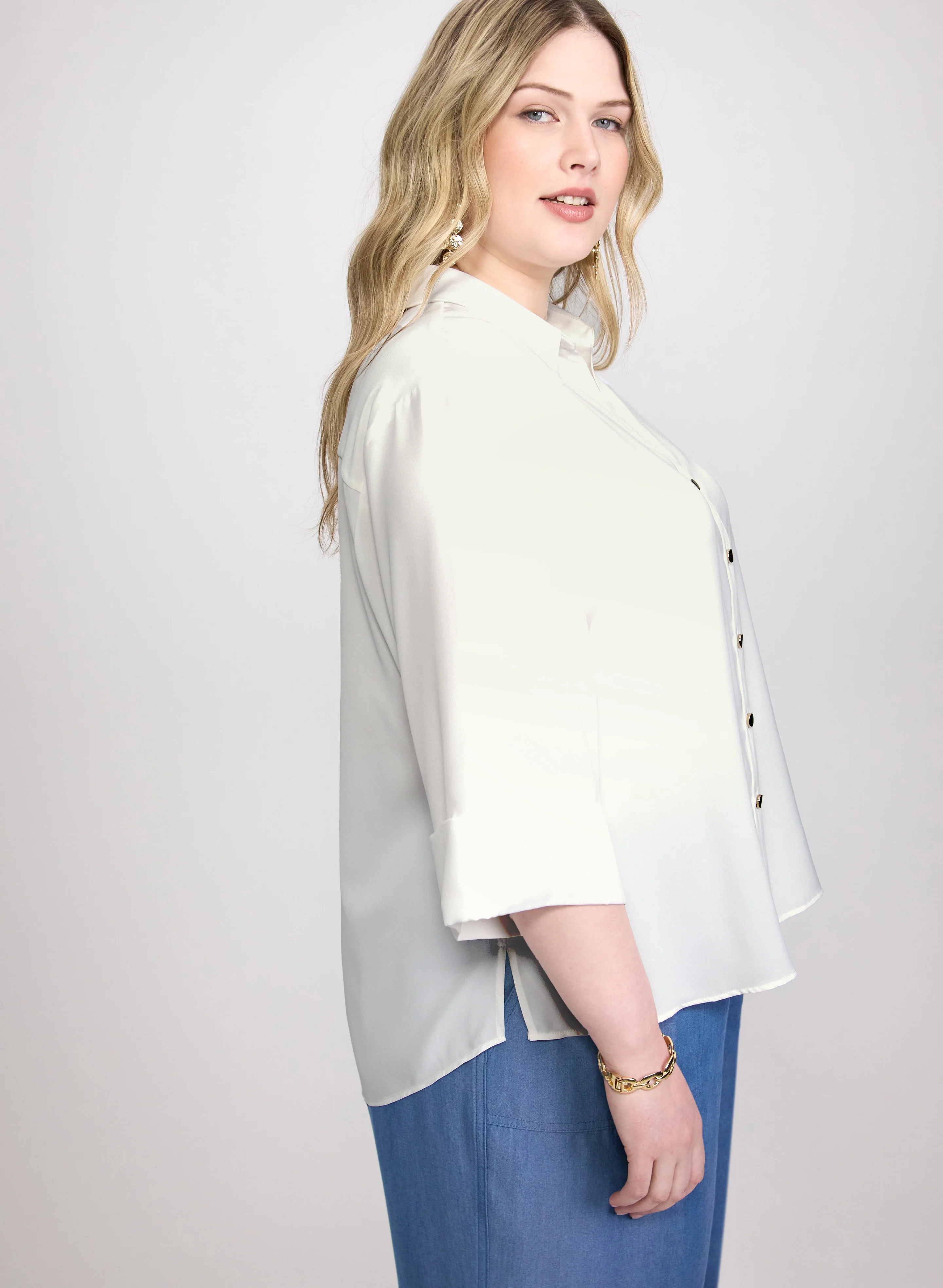 Button-Down Blouse - Image 4