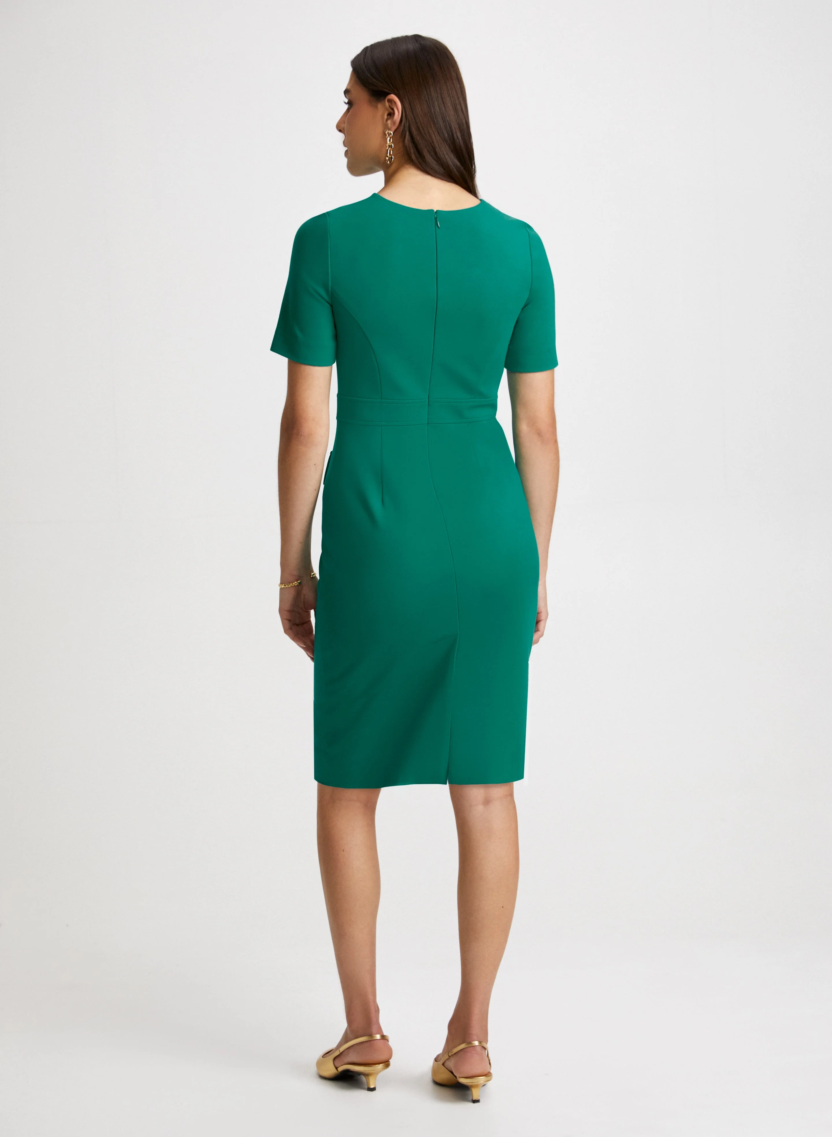 Button-Down Sheath Dress - Image 3