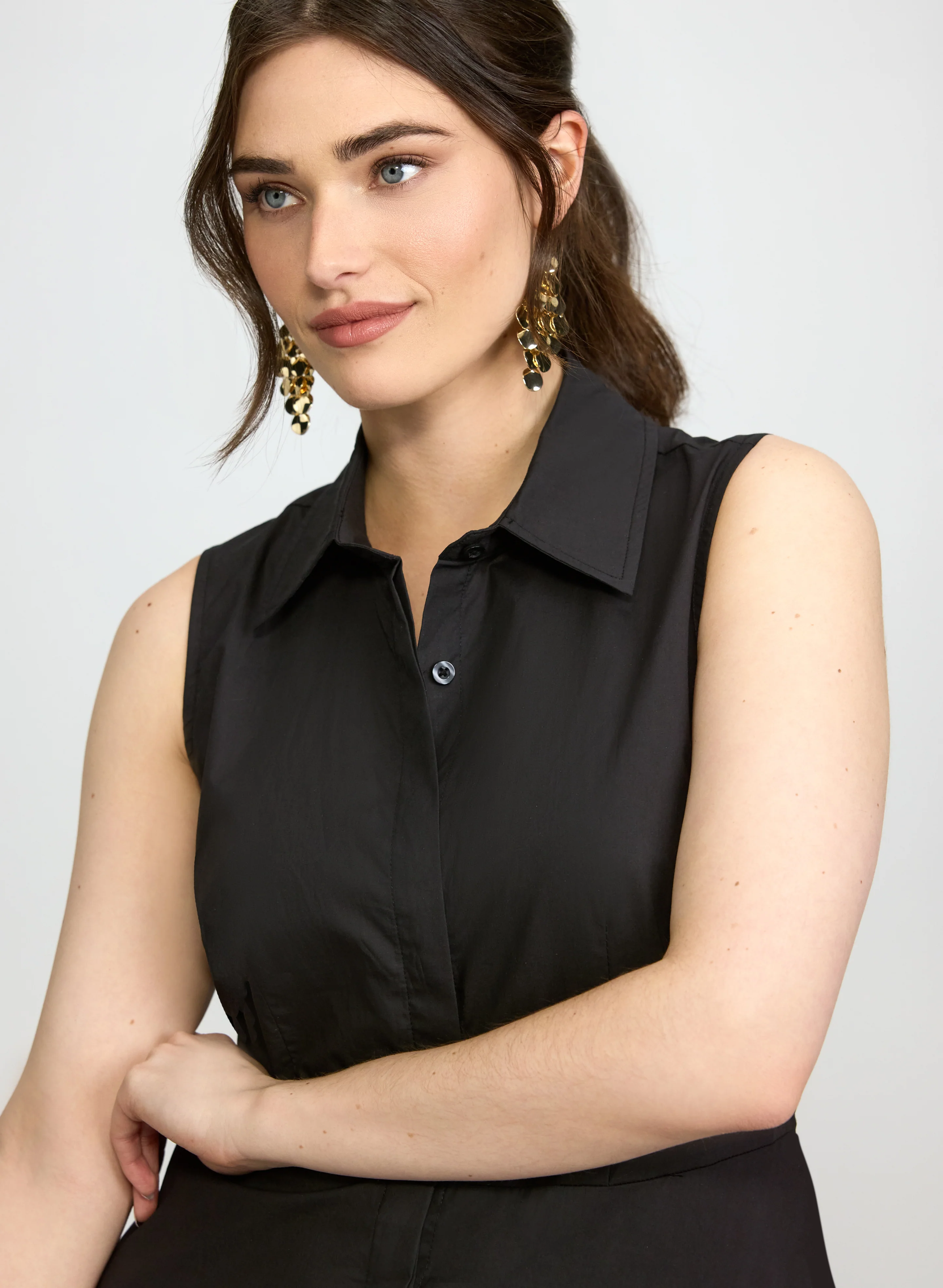 Button-Down Shirt Dress - Image 3