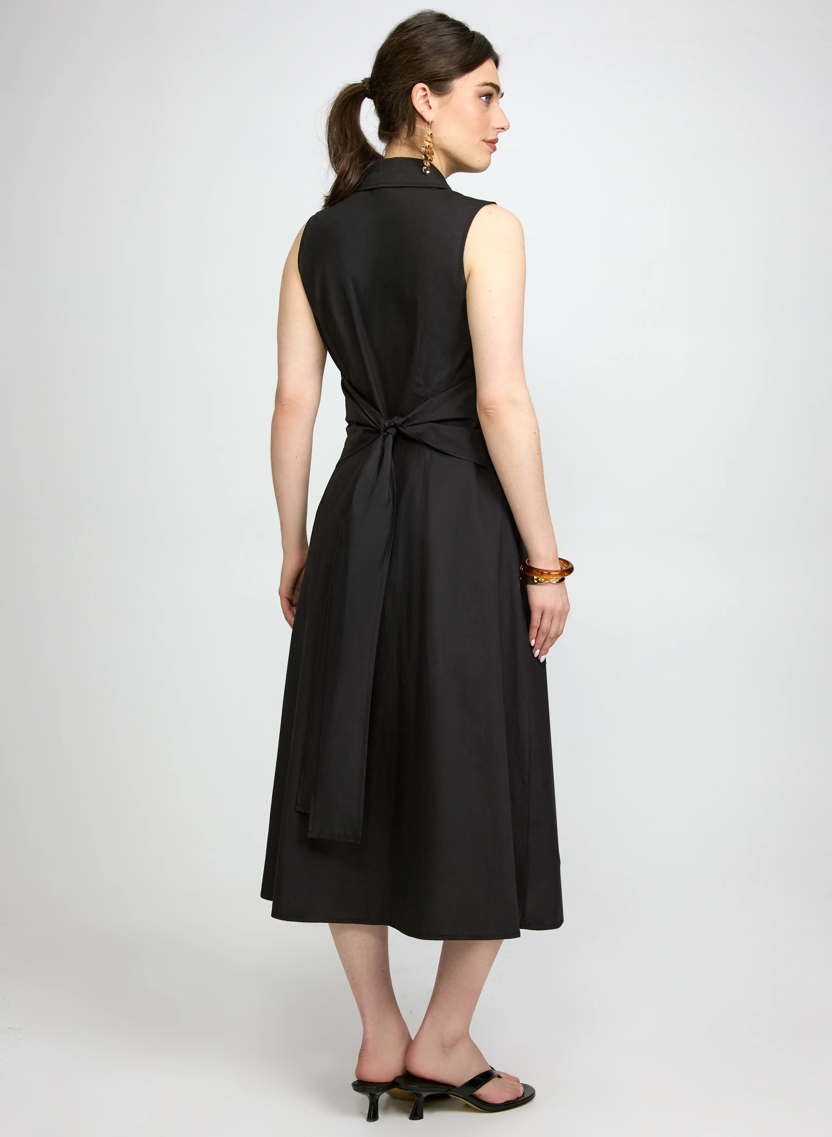 Button-Down Shirt Dress - Image 4