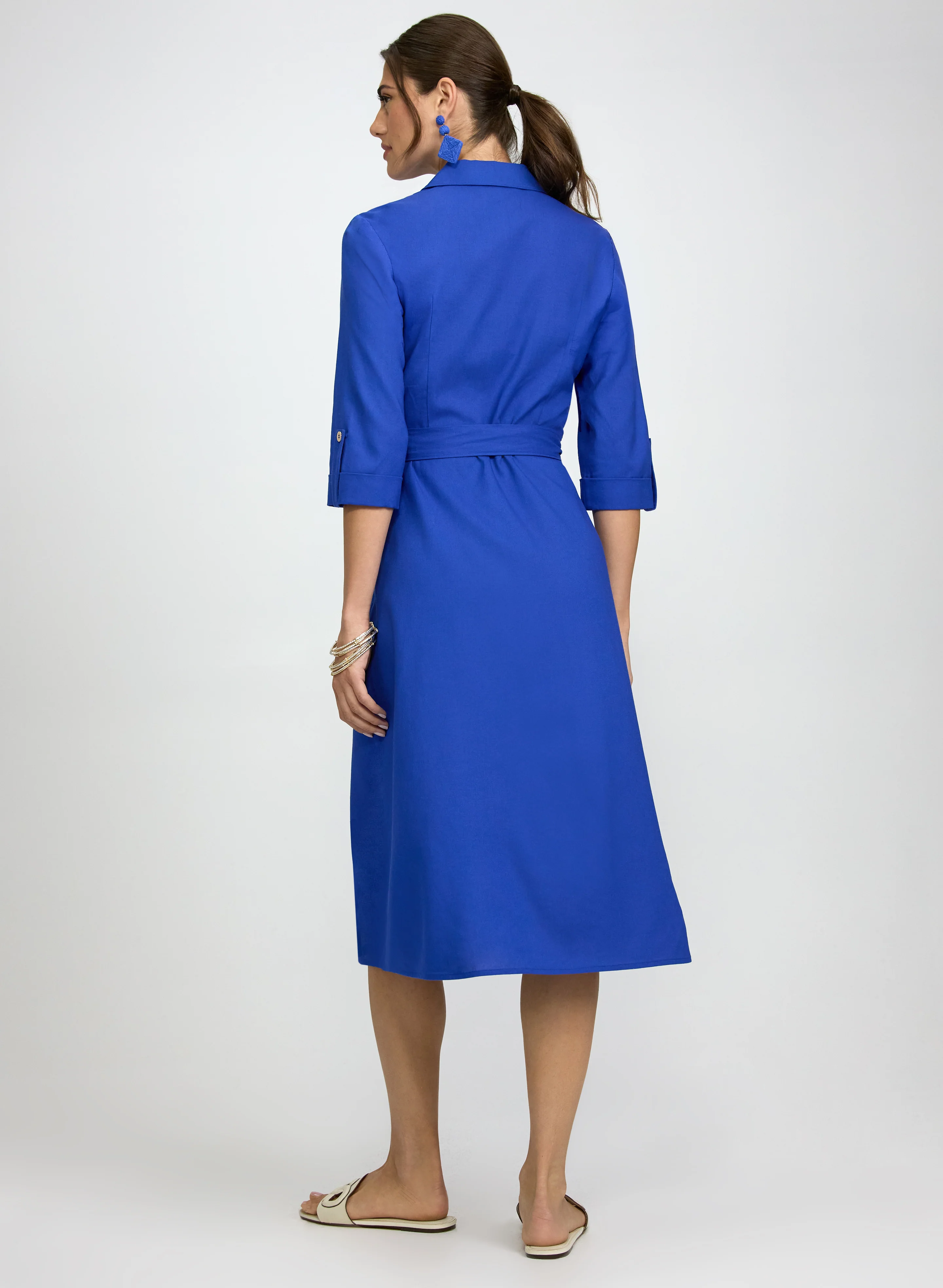 Button-Down Shirt Dress - Image 4
