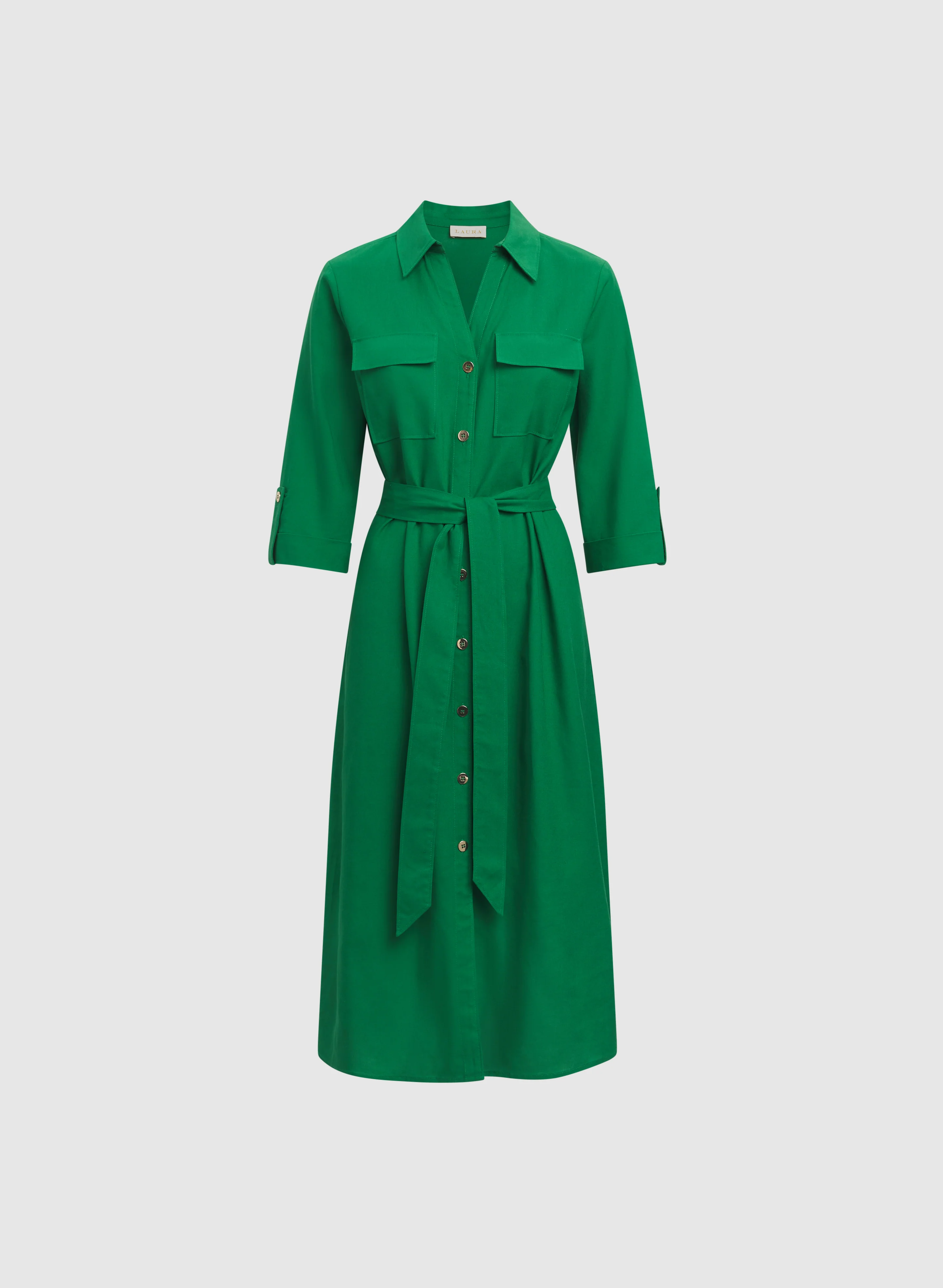 Button-Down Shirt Dress - Image 5