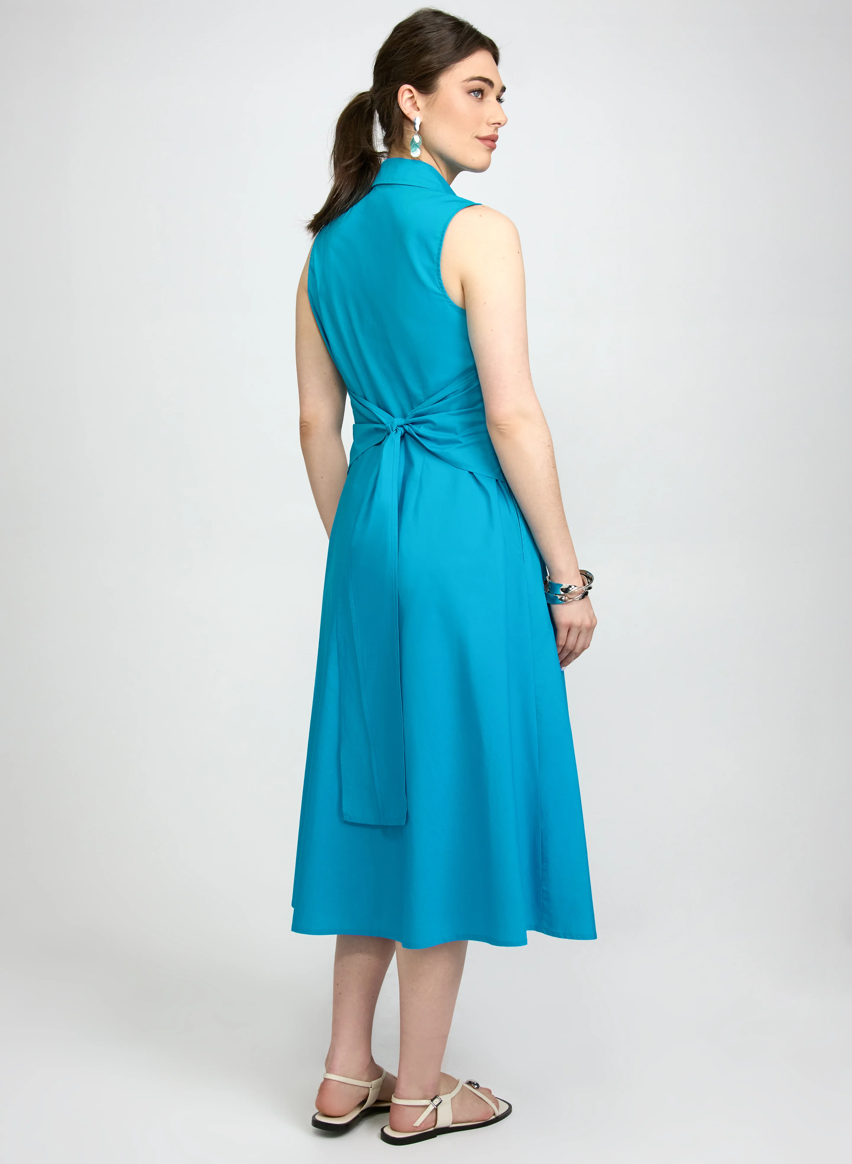 Button-Down Shirt Dress - Image 4