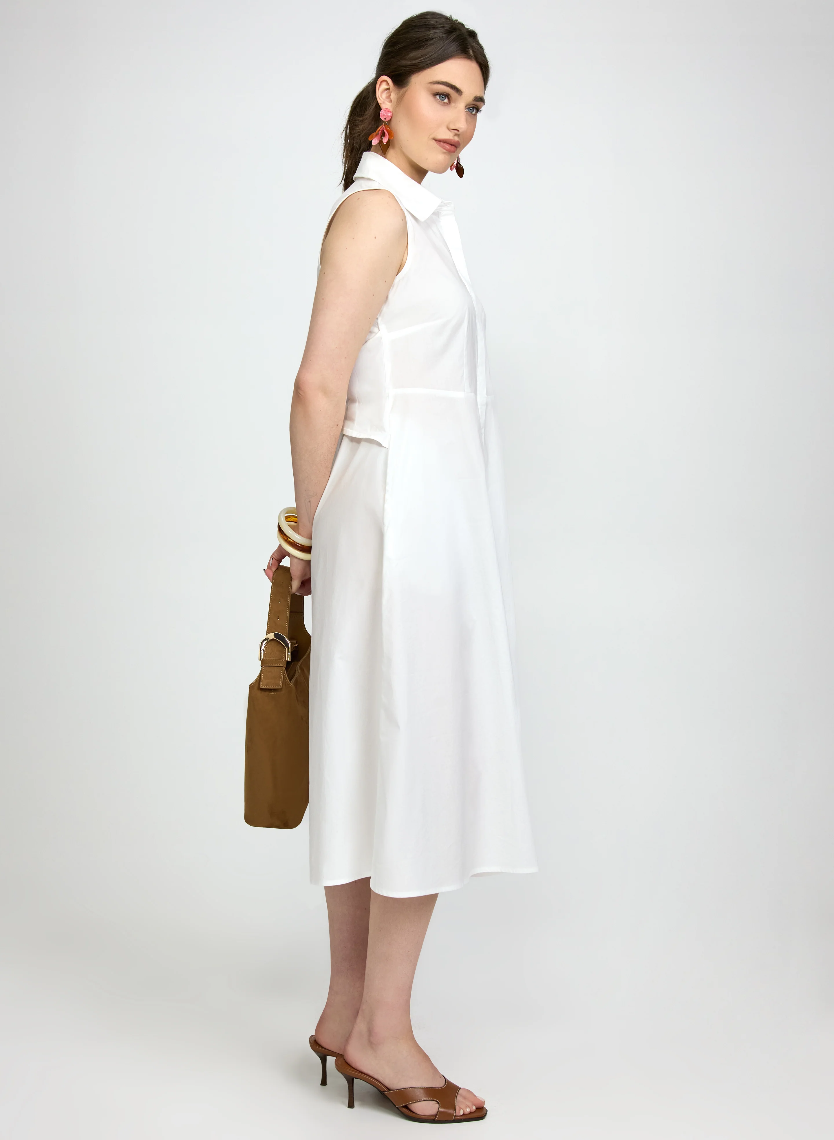Button-Down Shirt Dress - Image 2