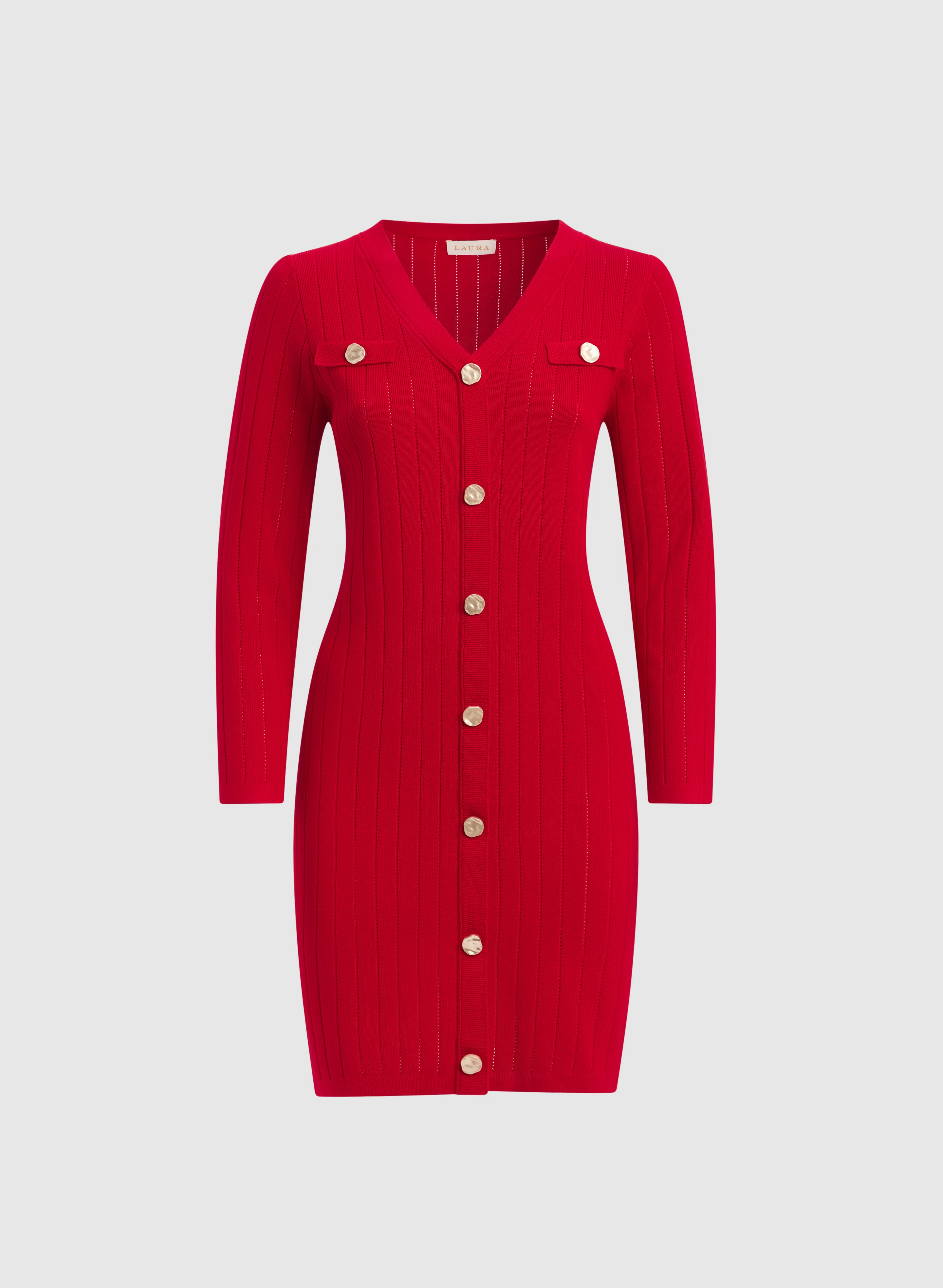 Button-Down Sweater Dress - Image 6