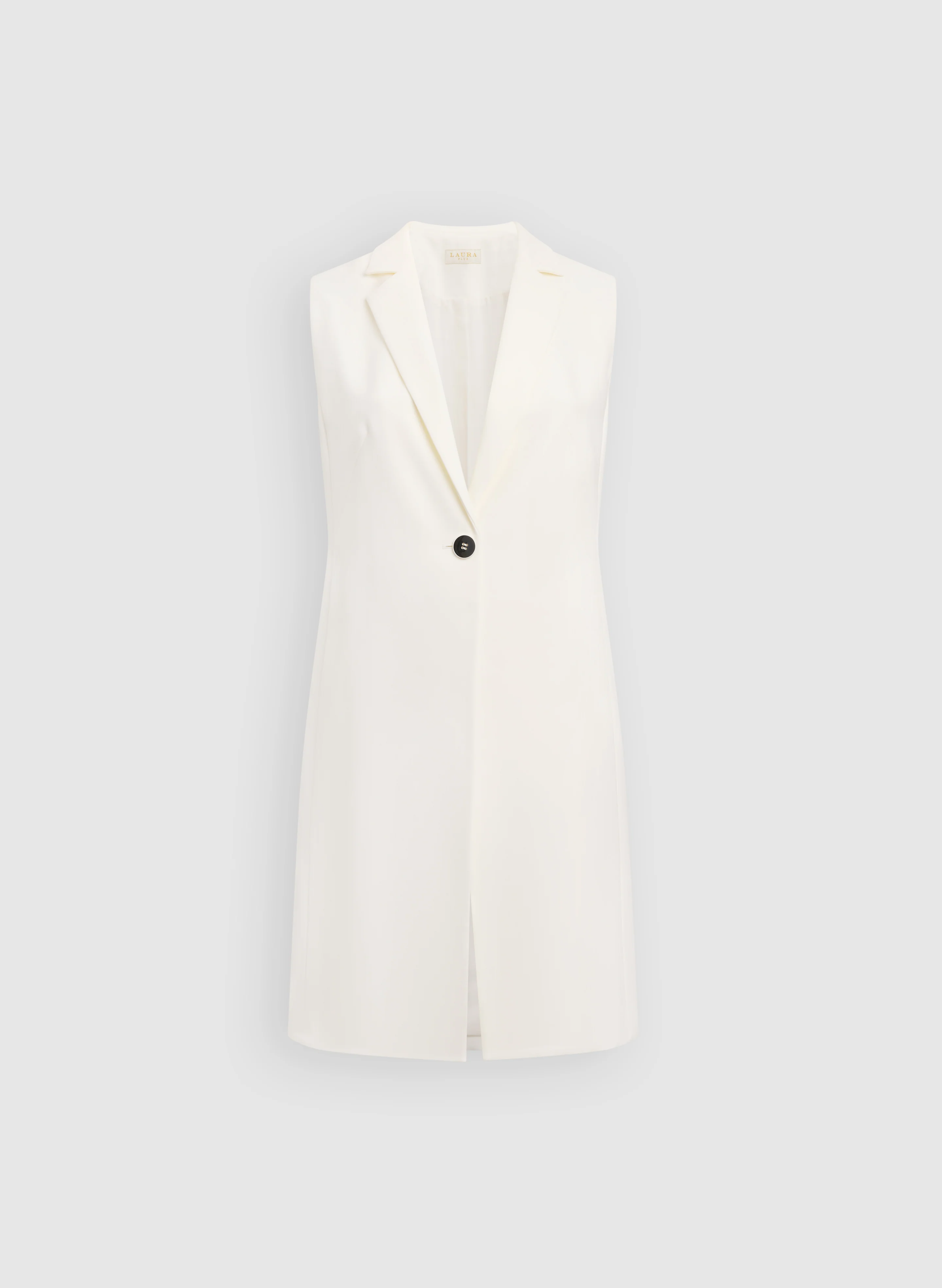 Button-Front Longline Vest - Image 6