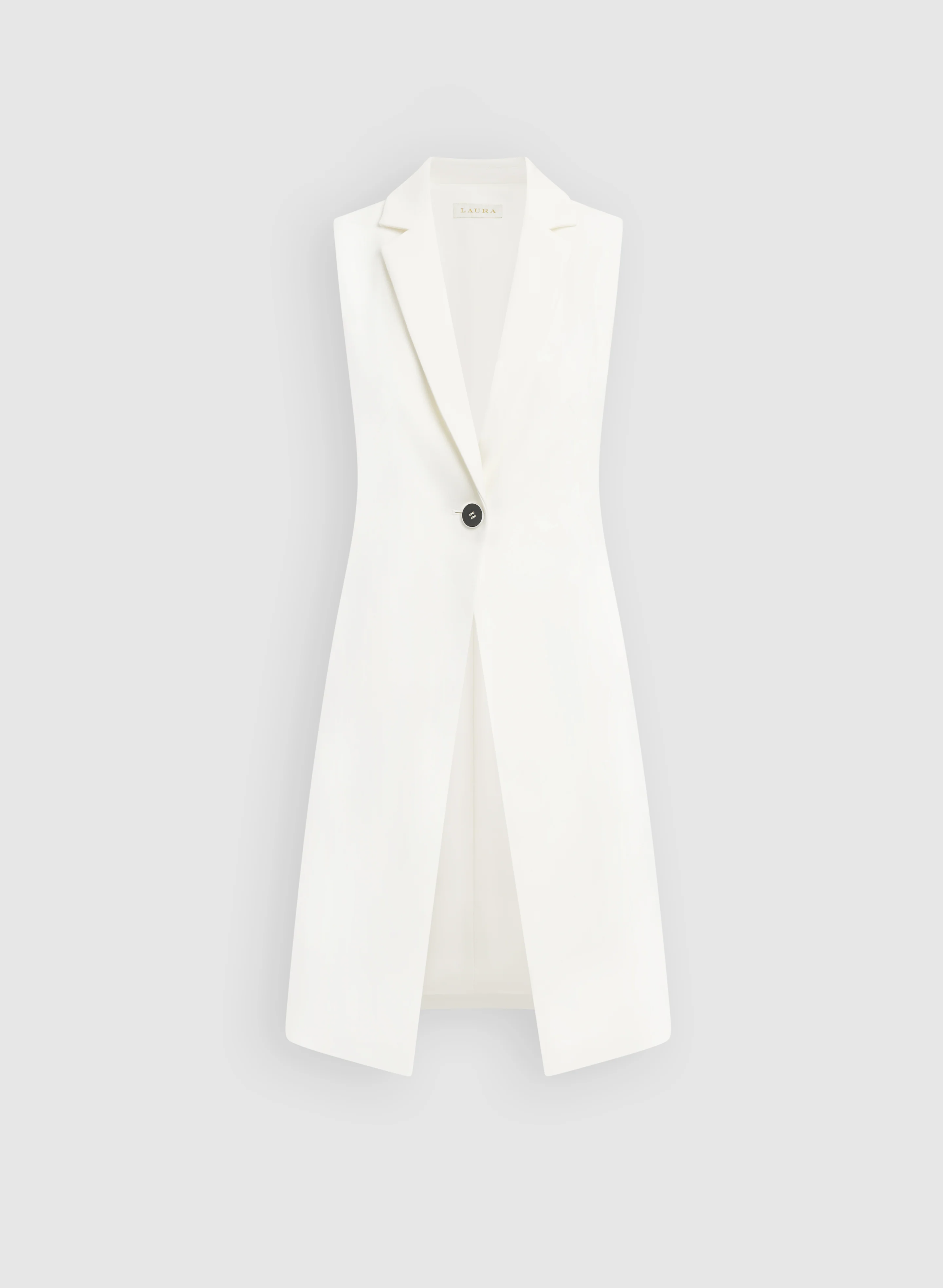 Button-Front Longline Vest - Image 6
