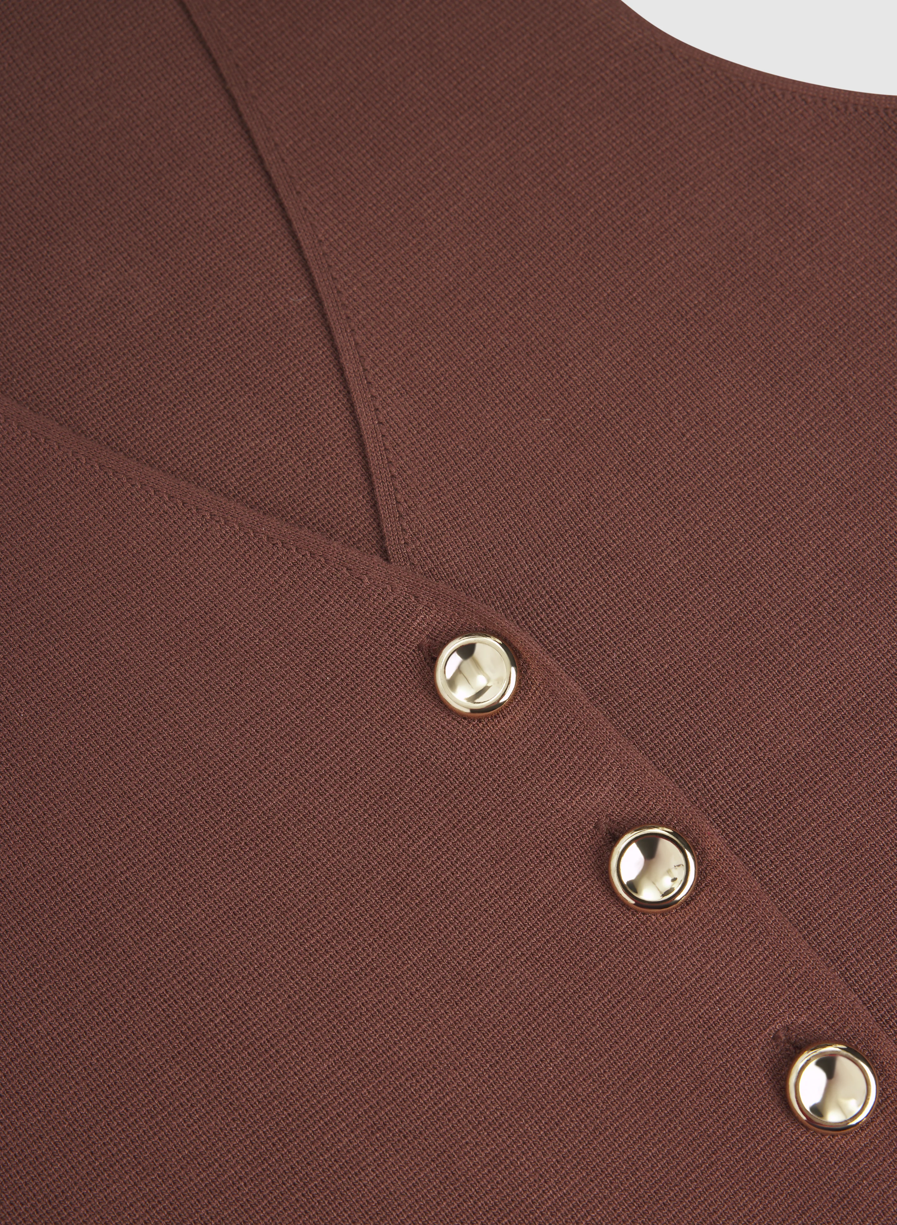 Button Knit Vest - Image 6