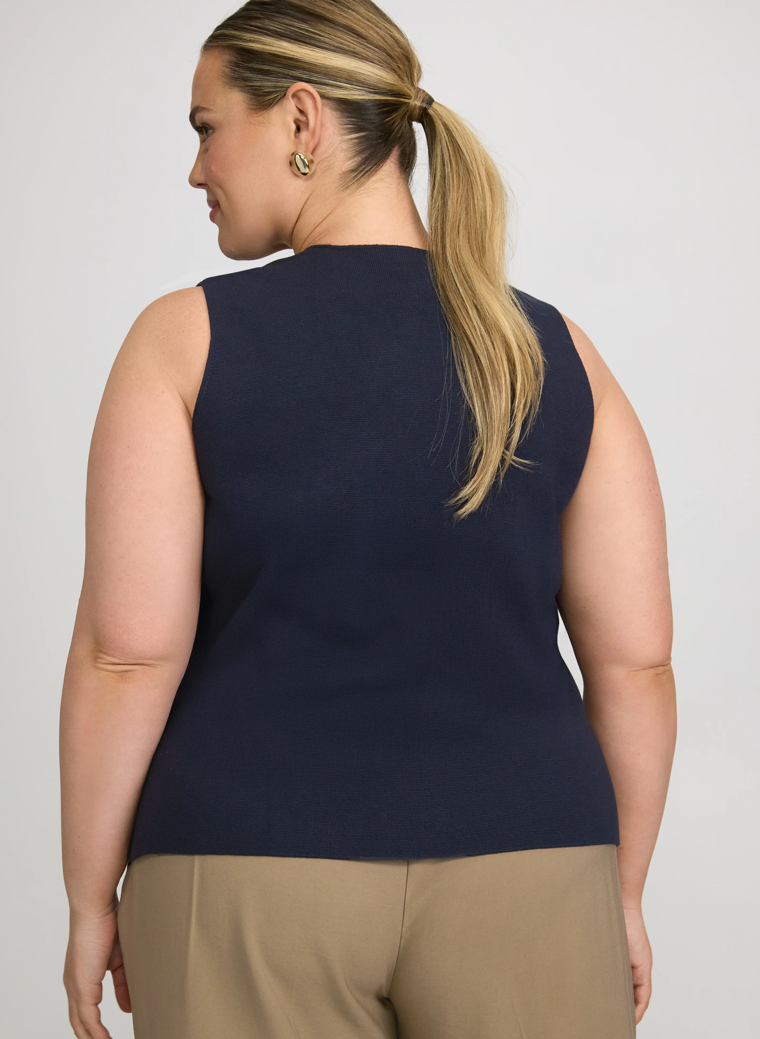Button Knit Vest - Image 4