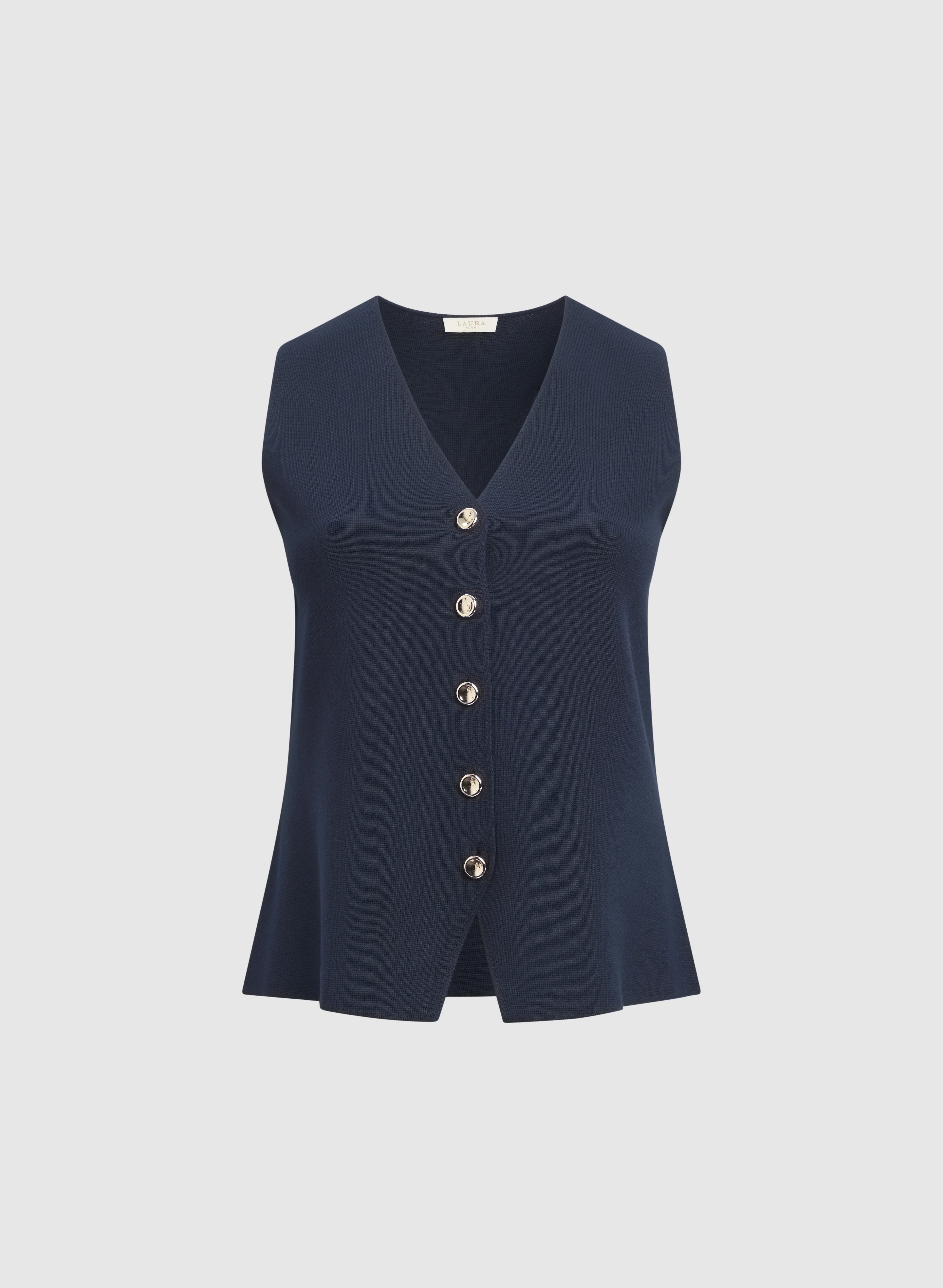 Button Knit Vest - Image 5