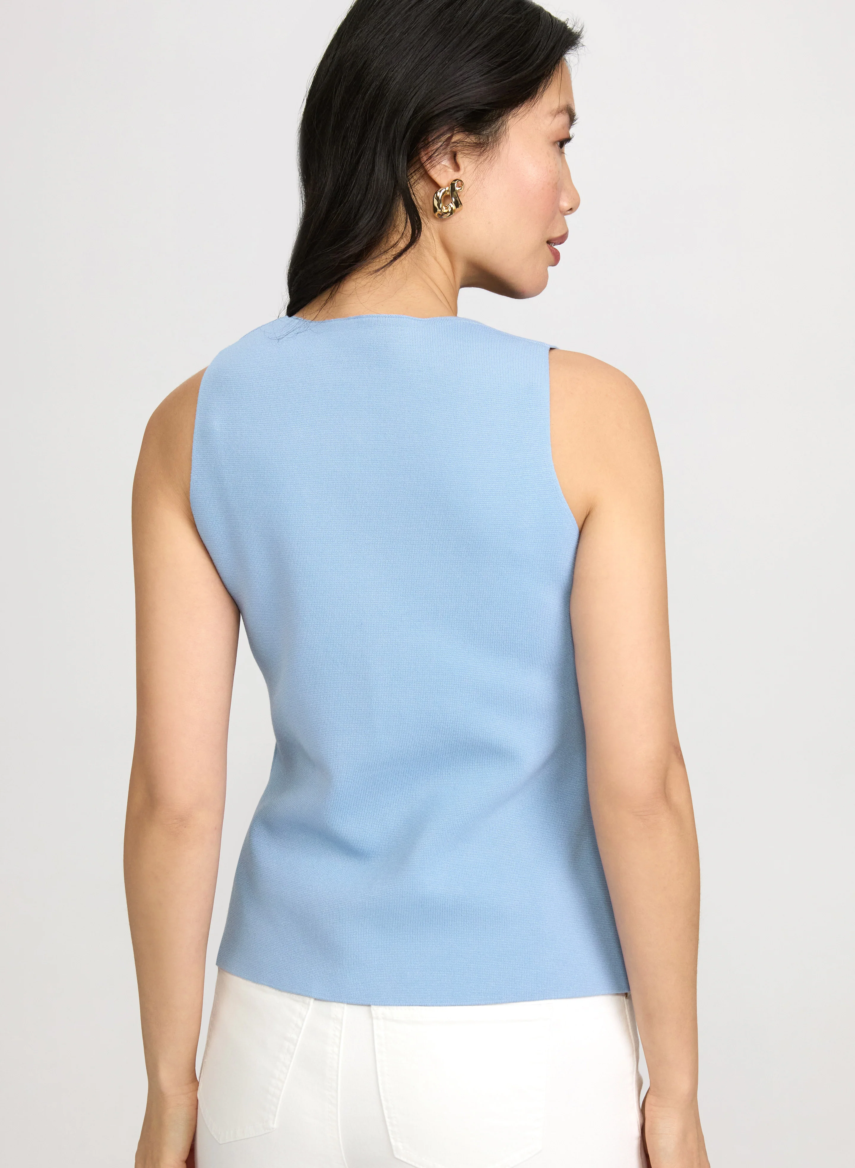 Button Knit Vest - Image 4