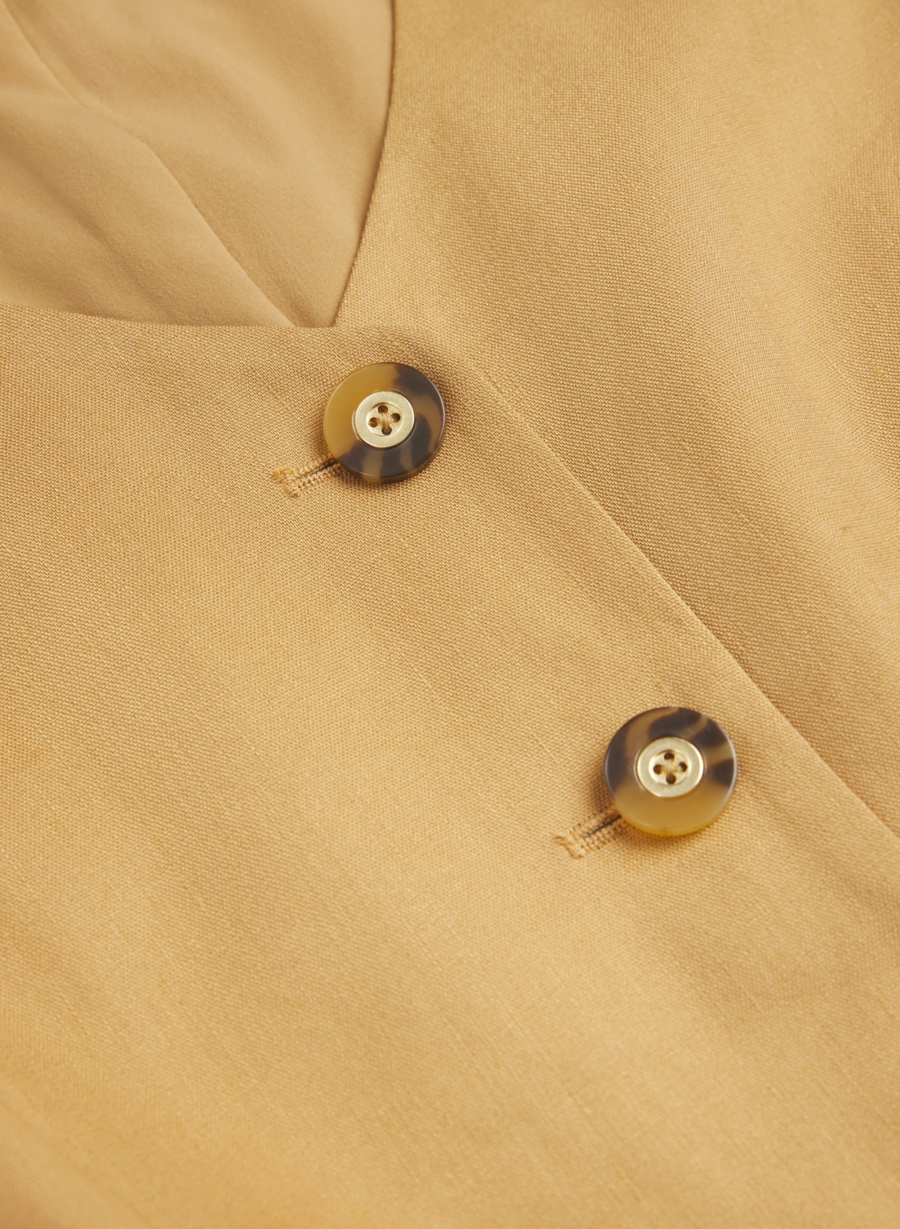 Button Linen-Blend Vest - Image 7