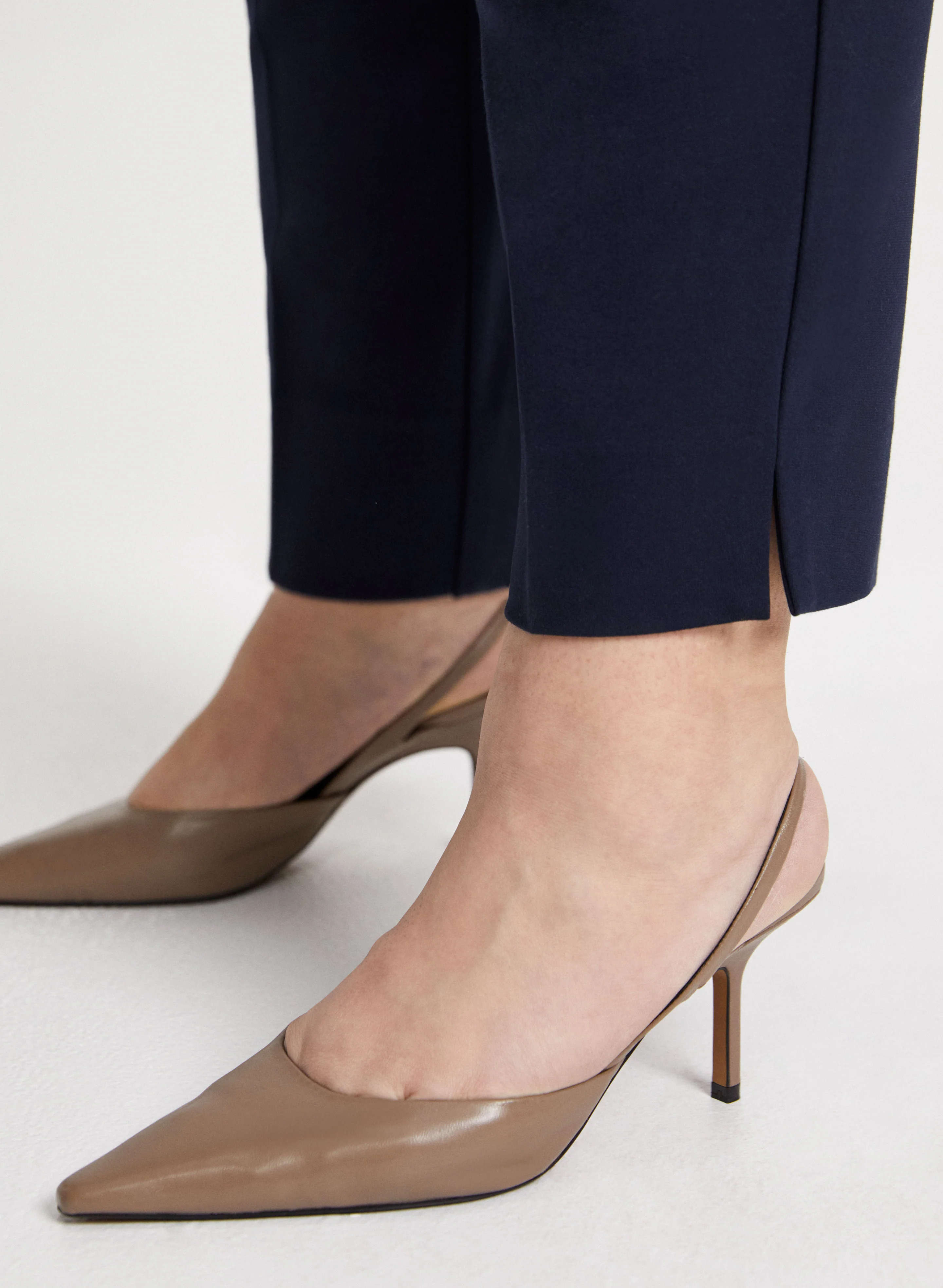 Button Tab Detail Pull-On Pants - Image 5