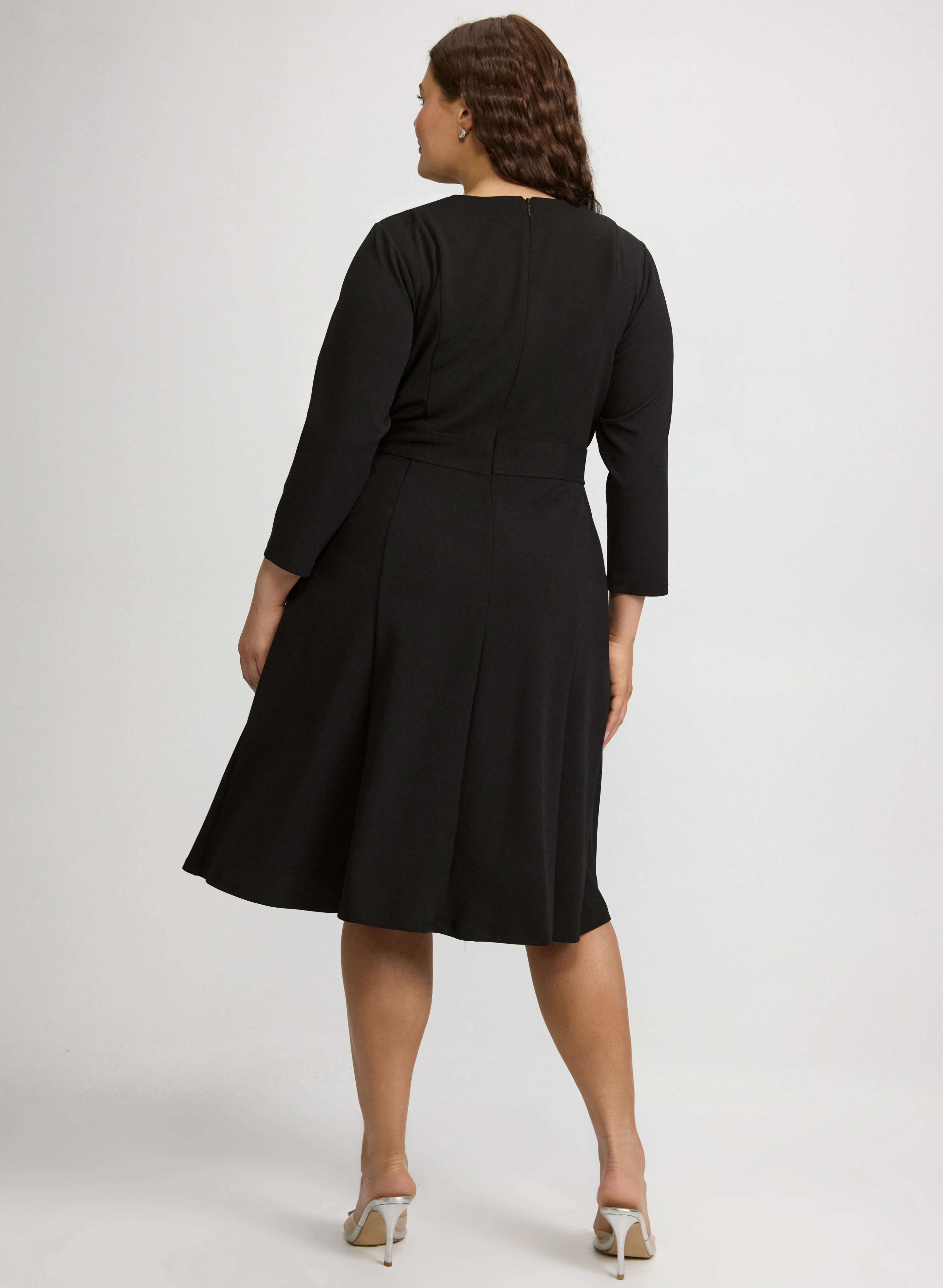Buttoned-Tab Detail Dress - Image 2
