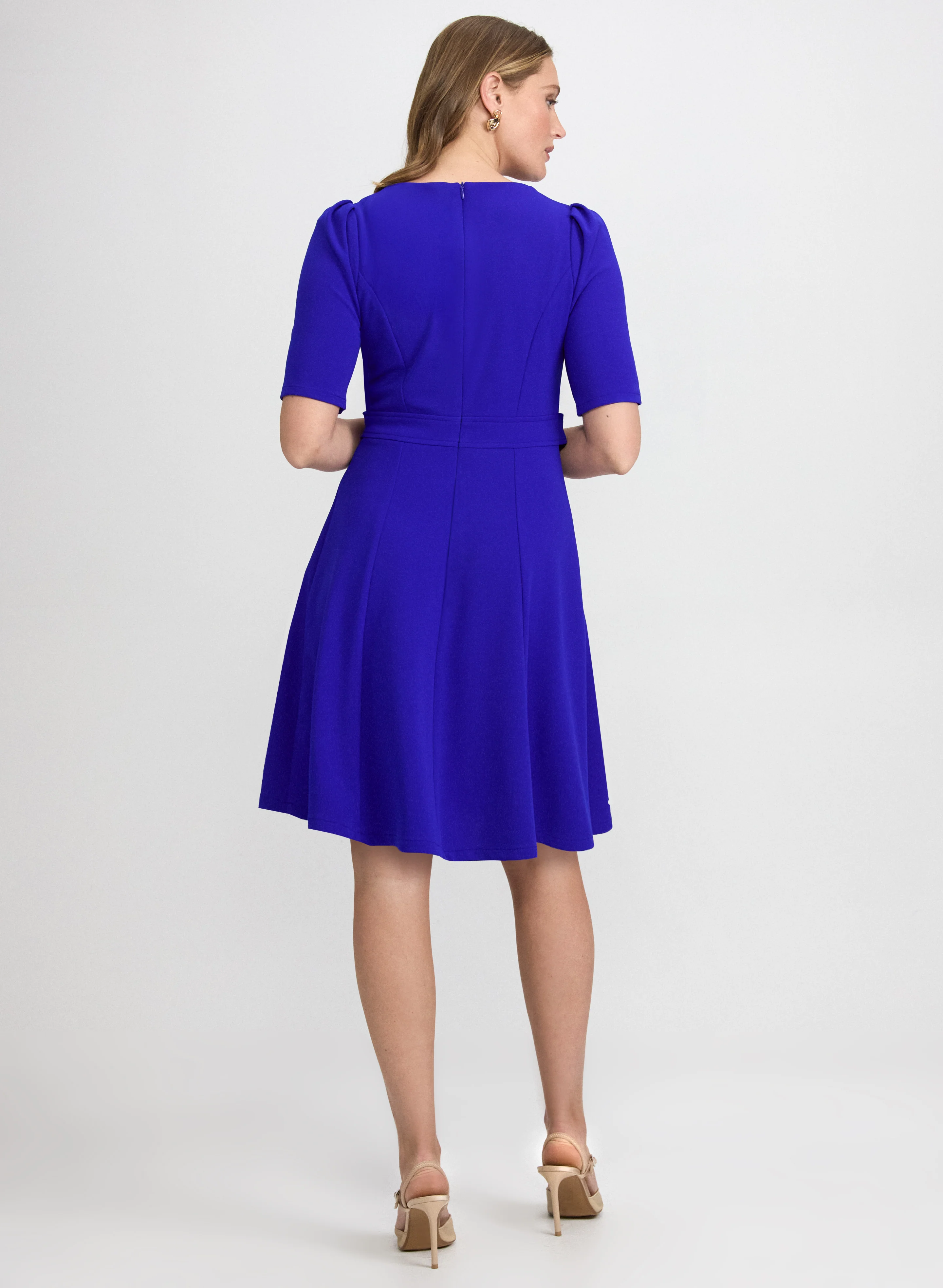 Buttoned-Tab Detail Dress - Image 4