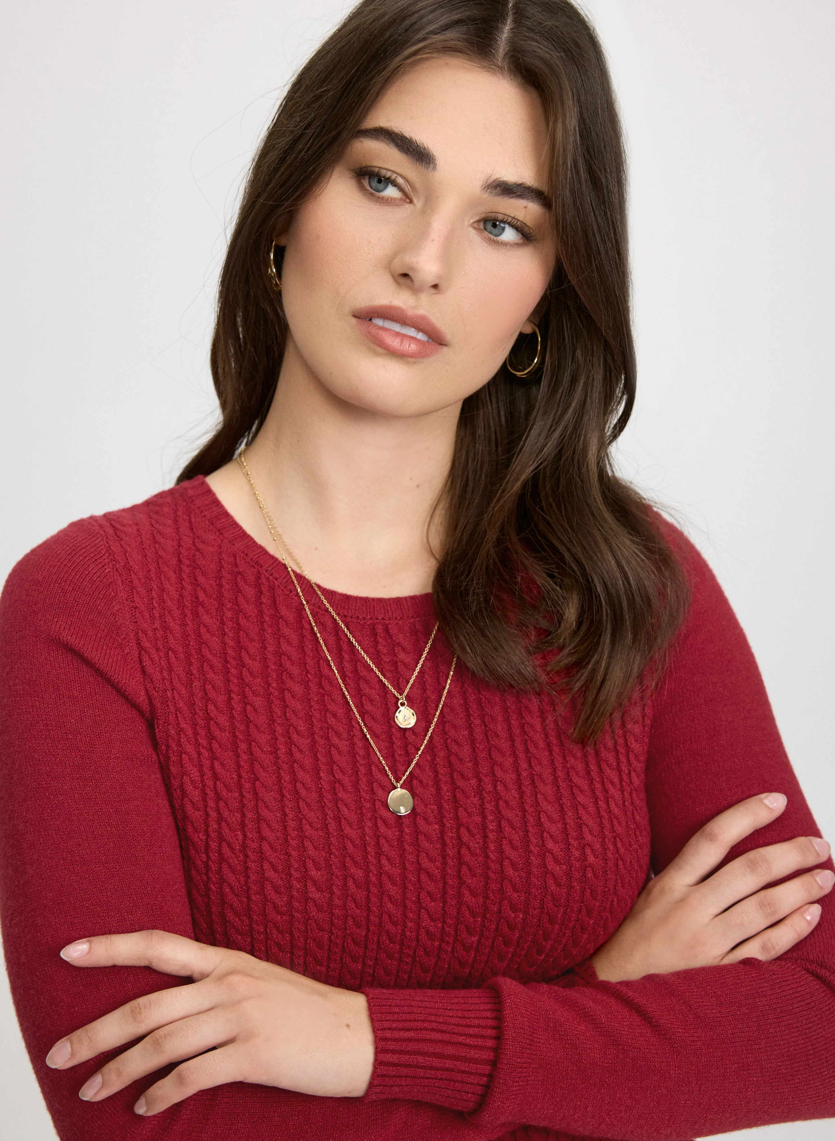 Cable Knit Sweater - Image 5