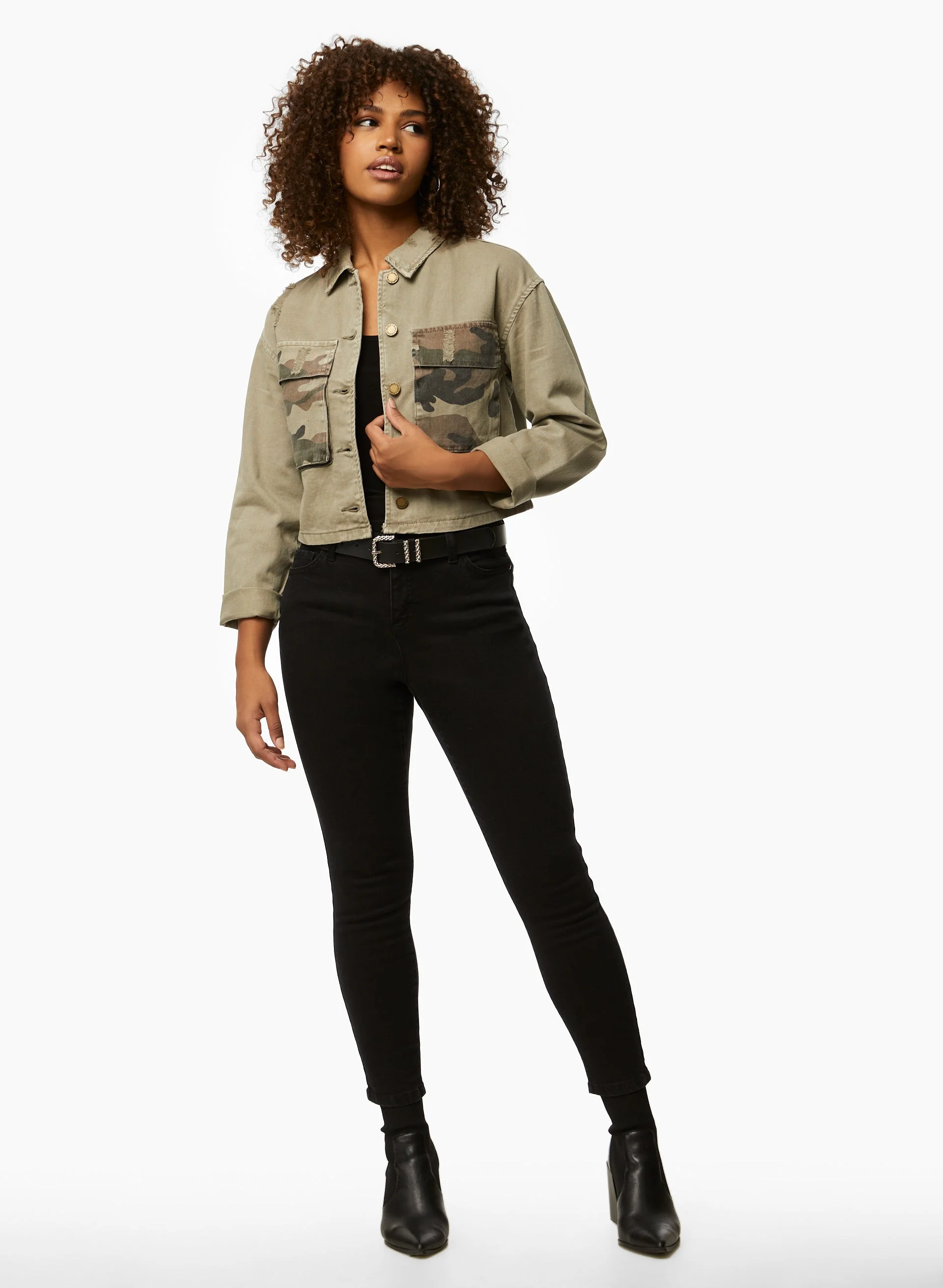 Camouflage Print Jacket - Image 3
