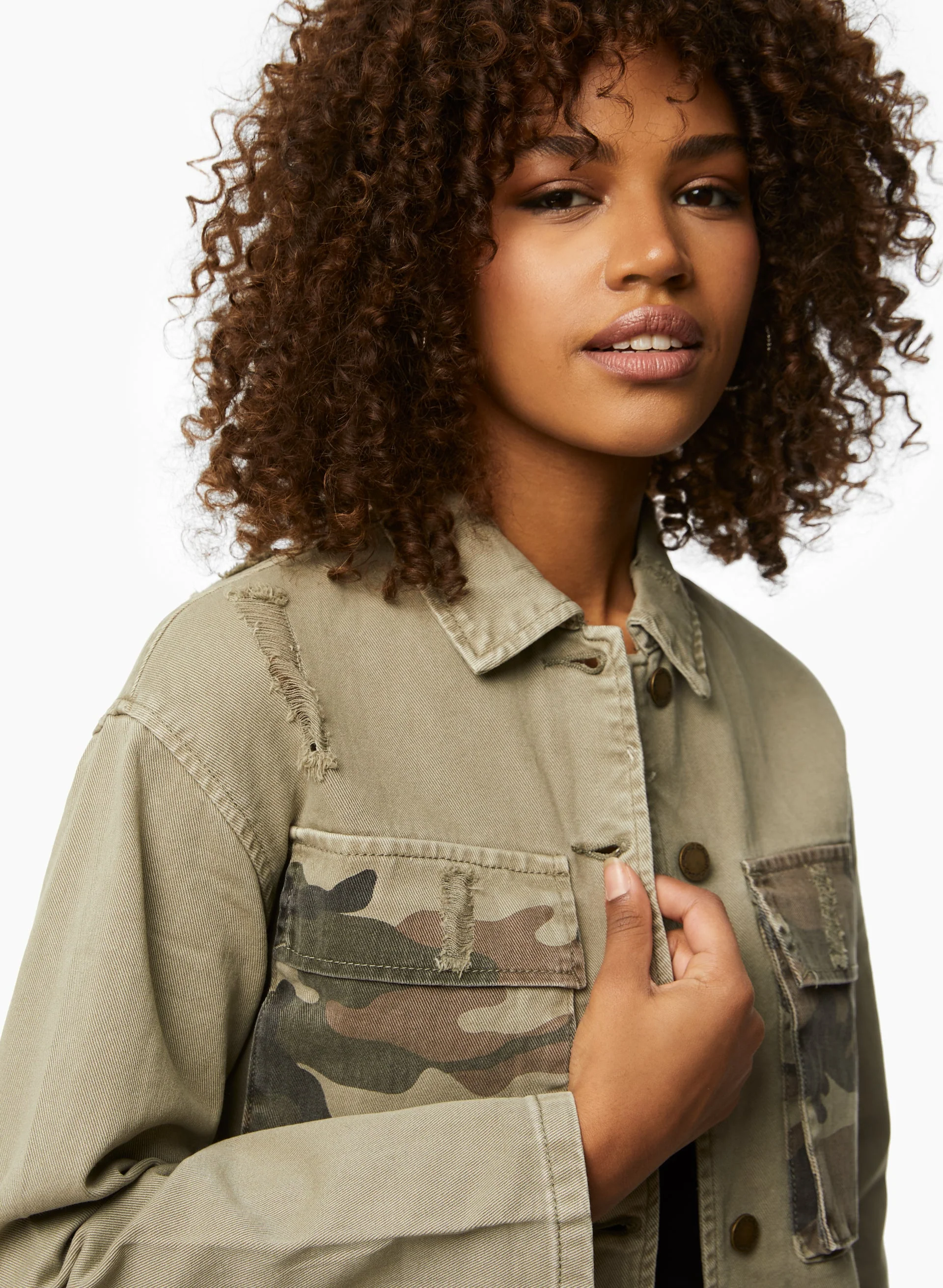 Camouflage Print Jacket - Image 5