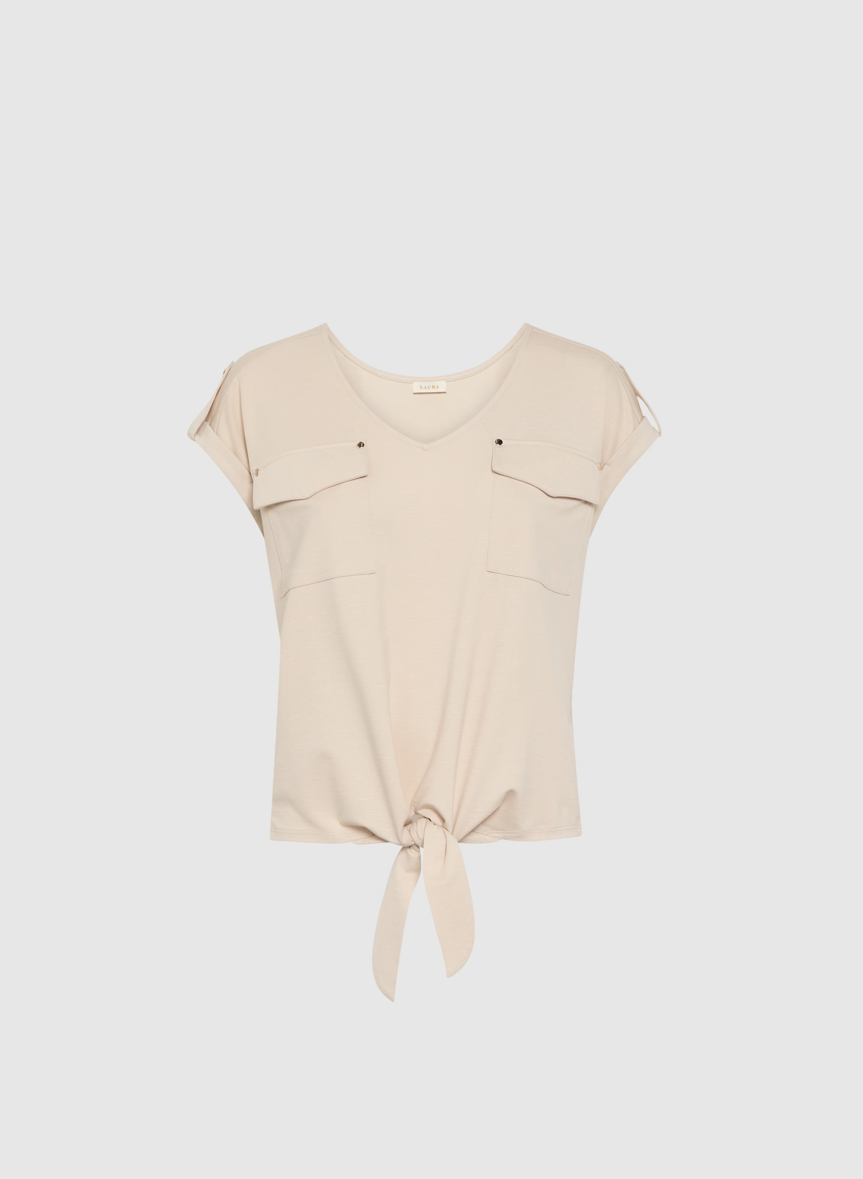 Cap Sleeve Utility T-Shirt - Image 6