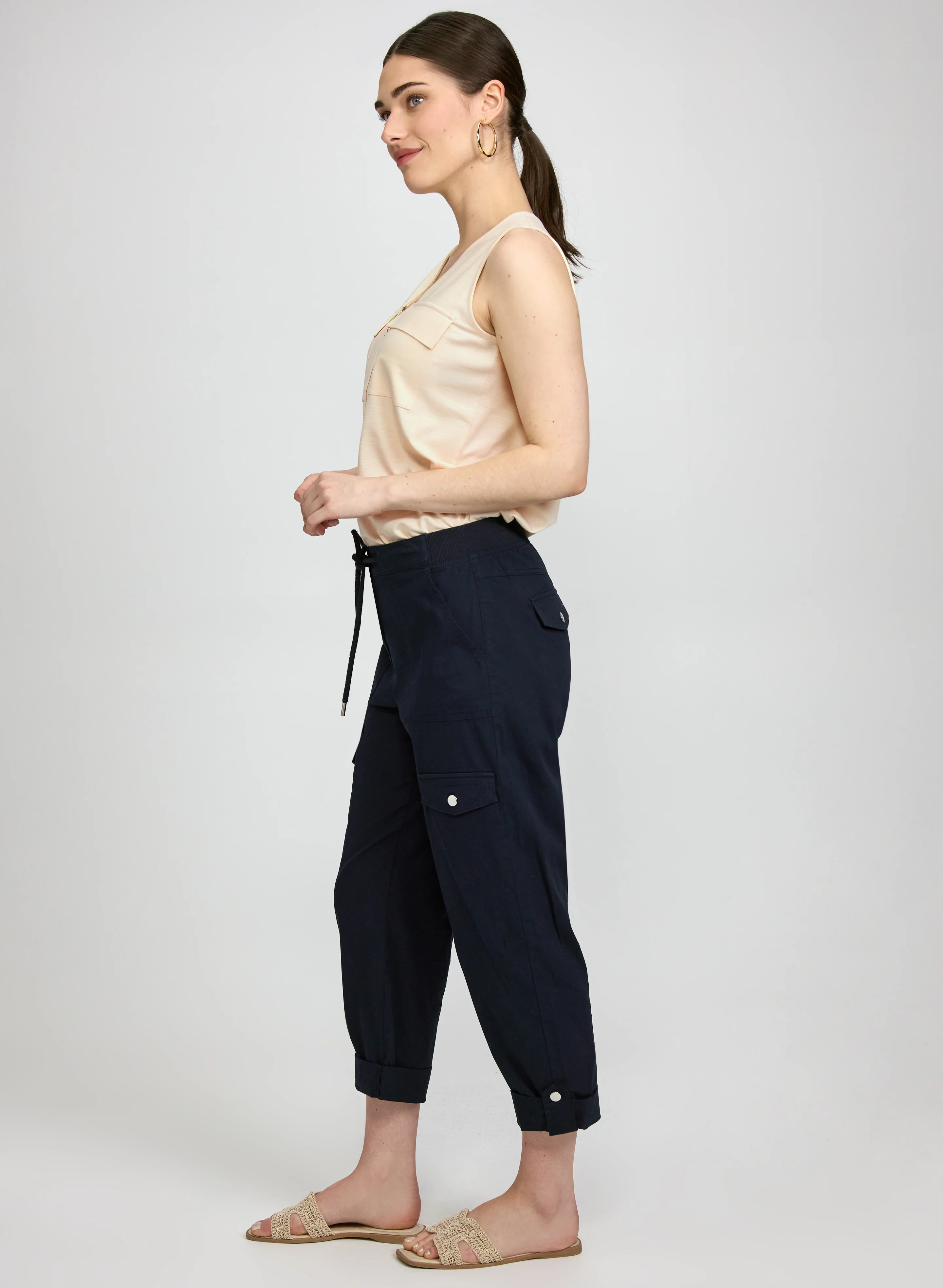Cargo Pocket Capris - Image 5