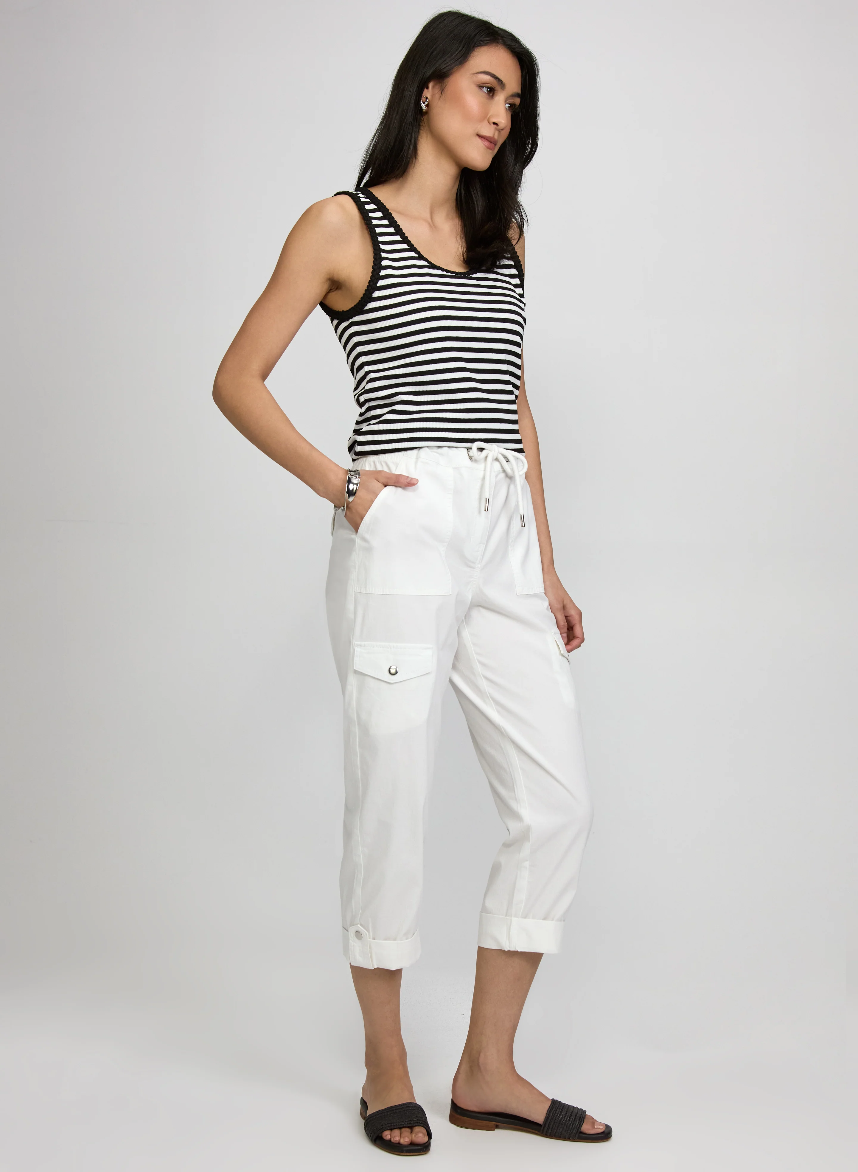 Cargo Pocket Capris - Image 3